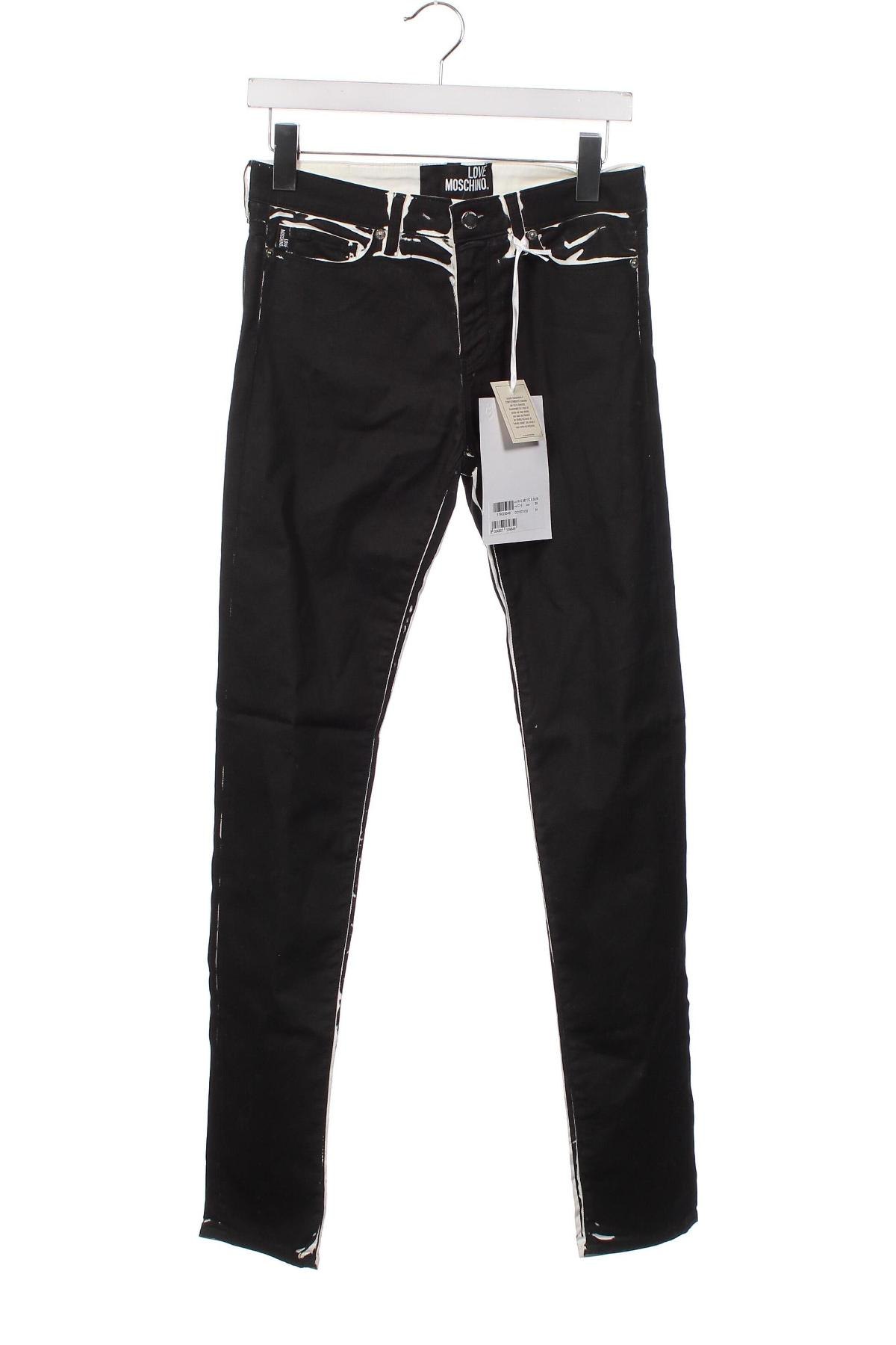 Дамски панталон Love Moschino, Размер S, Цвят Черен, Цена 292,00 лв.