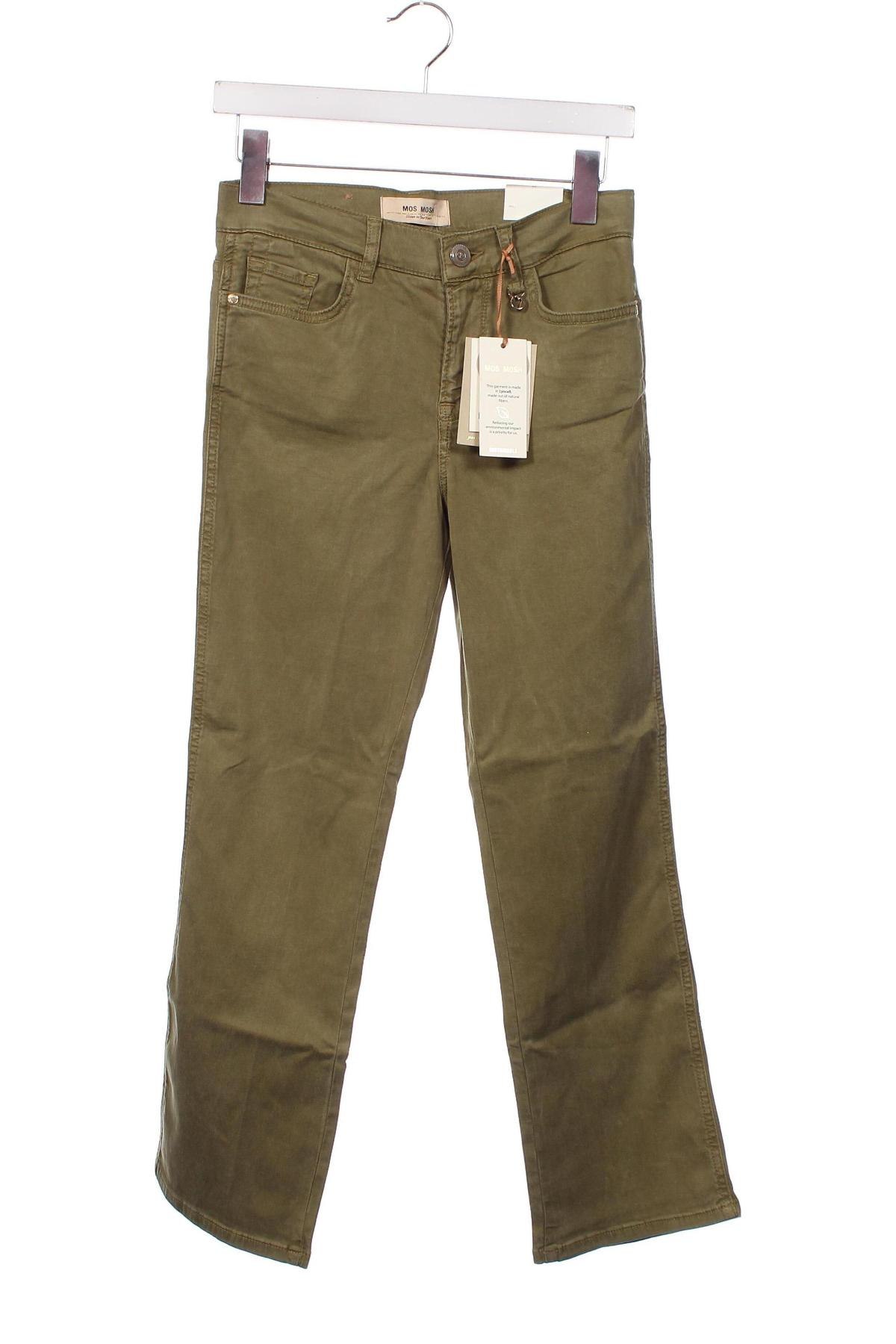 Pantaloni de femei MOS MOSH, Mărime S, Culoare Verde, Preț 76,97 Lei