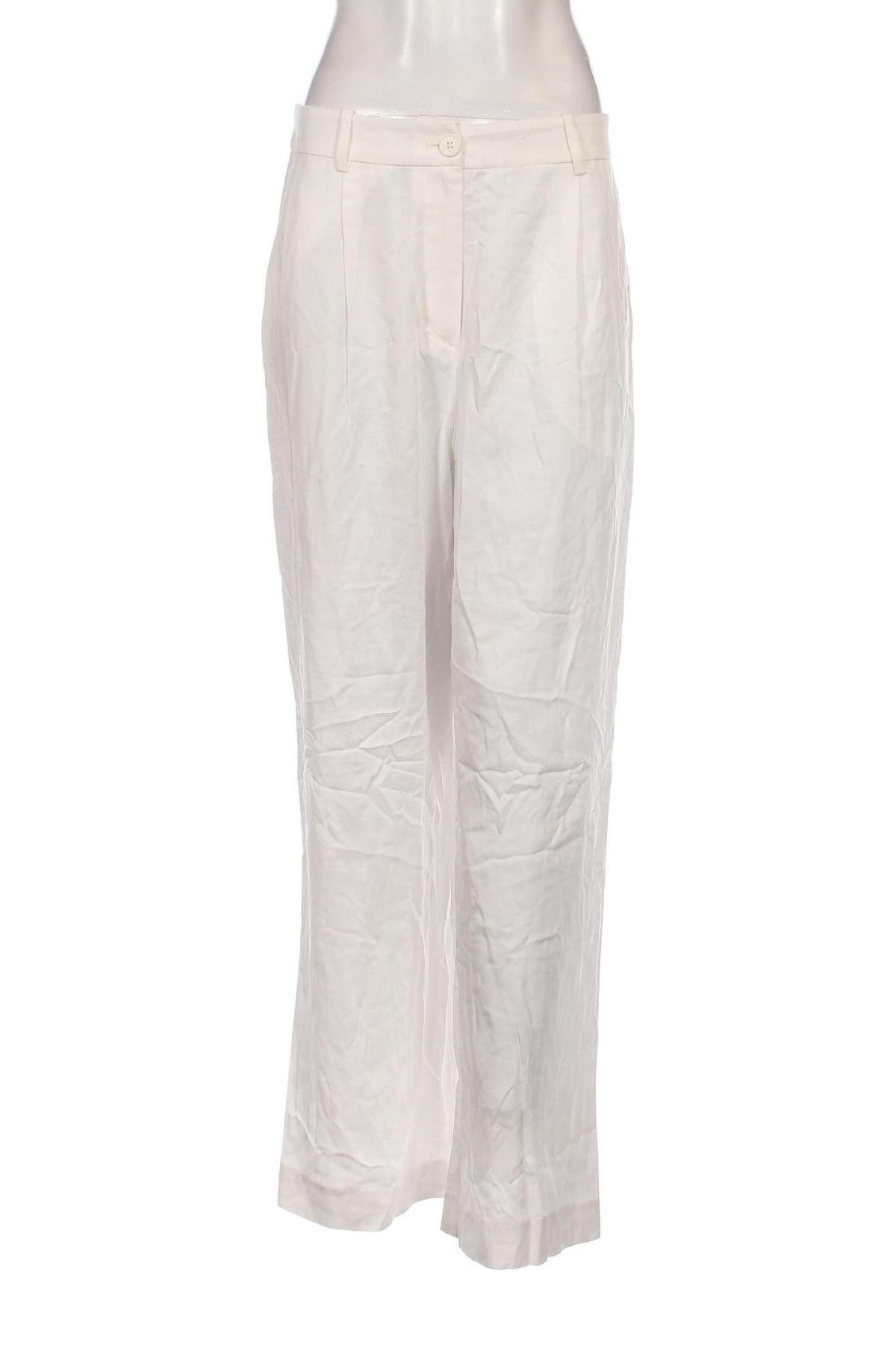 Дамски панталон Monki, Размер L, Цвят Бял, Цена 25,00 лв.