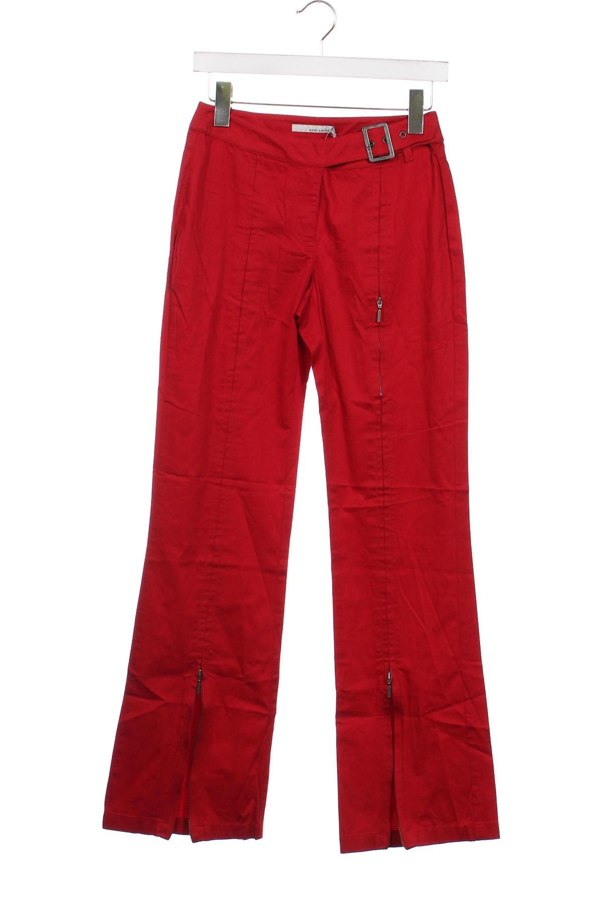 Dámske nohavice More & More, Veľkosť XS, Farba Červená, Cena  34,12 €