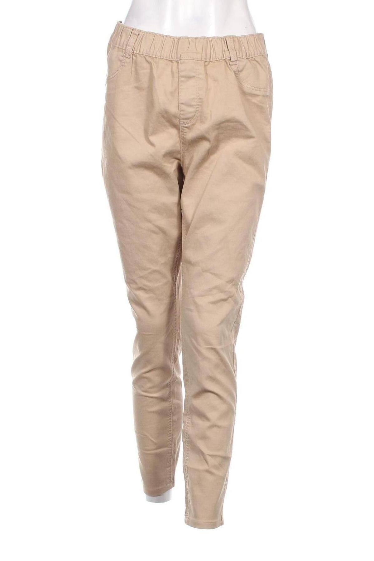 Dámské kalhoty  Ms Mode, Velikost XL, Barva Béžová, Cena  462,00 Kč