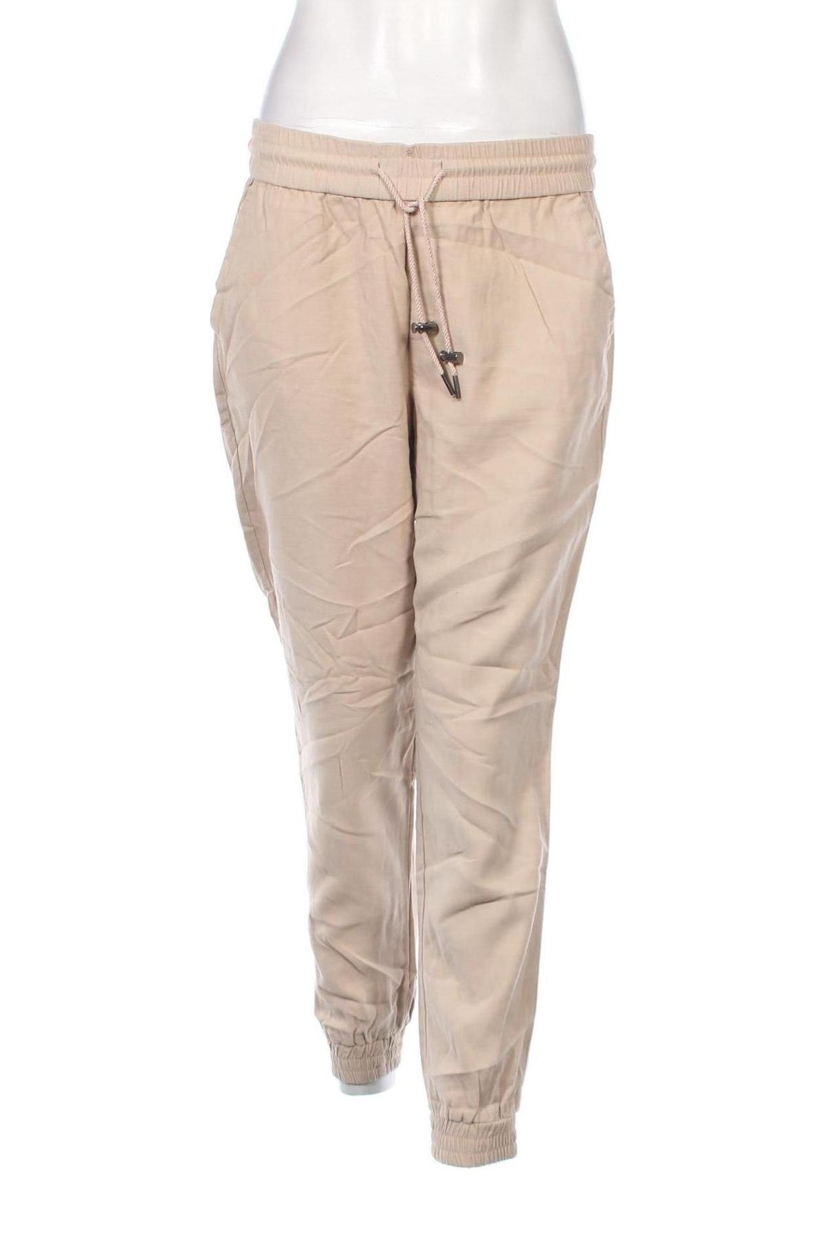 Дамски панталон ONLY, Размер L, Цвят Бежов, Цена 13,50 лв.