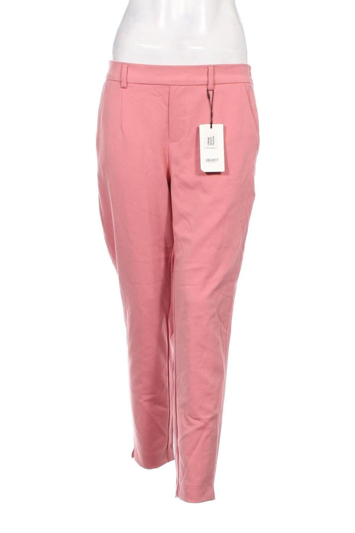 Dámske nohavice Object, Veľkosť M, Farba Ružová, Cena  21,09 €