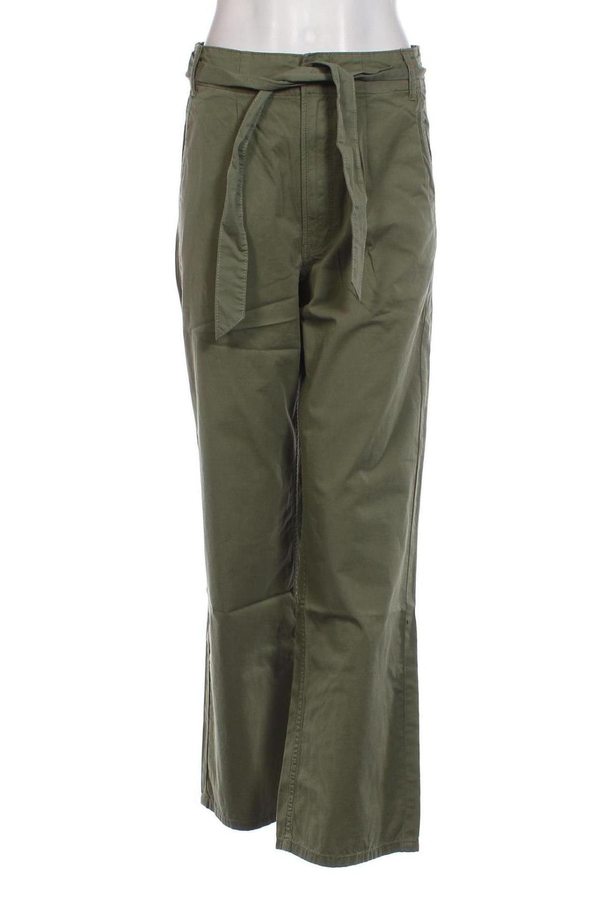 Дамски панталон Pepe Jeans, Размер S, Цвят Зелен, Цена 23,40 лв.