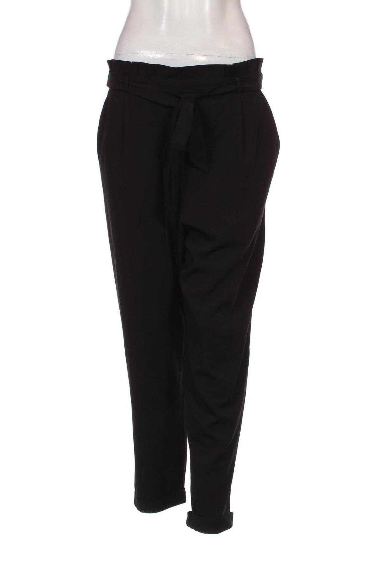 Γυναικείο παντελόνι Pull&Bear, Μέγεθος L, Χρώμα Μαύρο, Τιμή 6,28 €