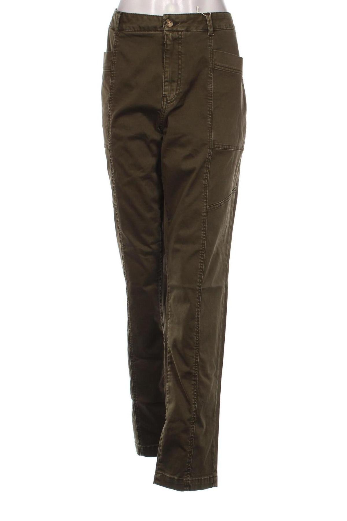Γυναικείο παντελόνι S.Oliver, Μέγεθος XL, Χρώμα Πράσινο, Τιμή 7,19 €
