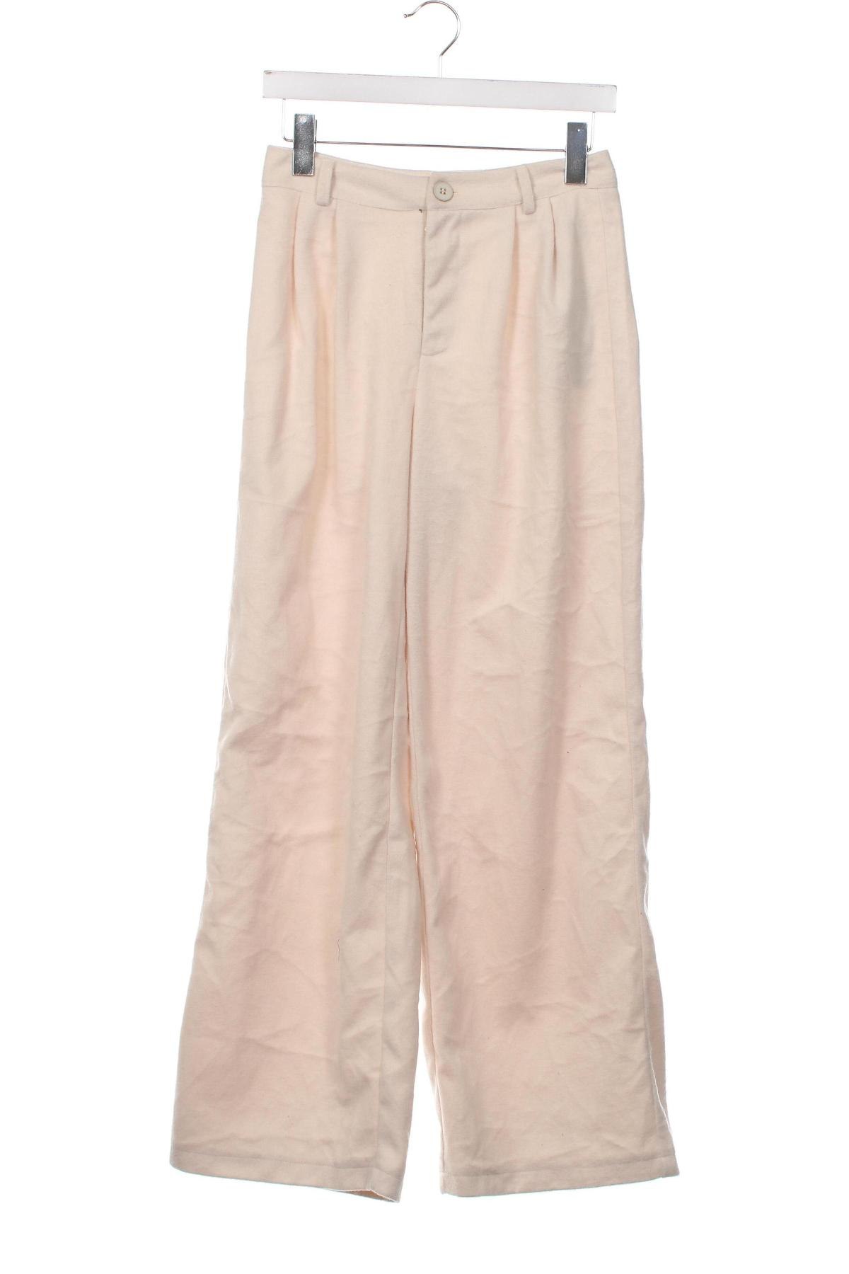 Дамски панталон SHEIN, Размер S, Цвят Бежов, Цена 11,50 лв.