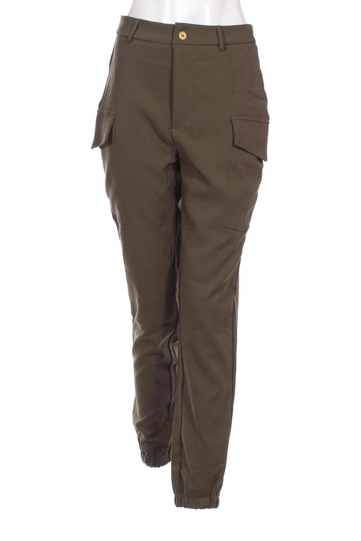 Дамски панталон SHEIN, Размер M, Цвят Зелен, Цена 46,00 лв.