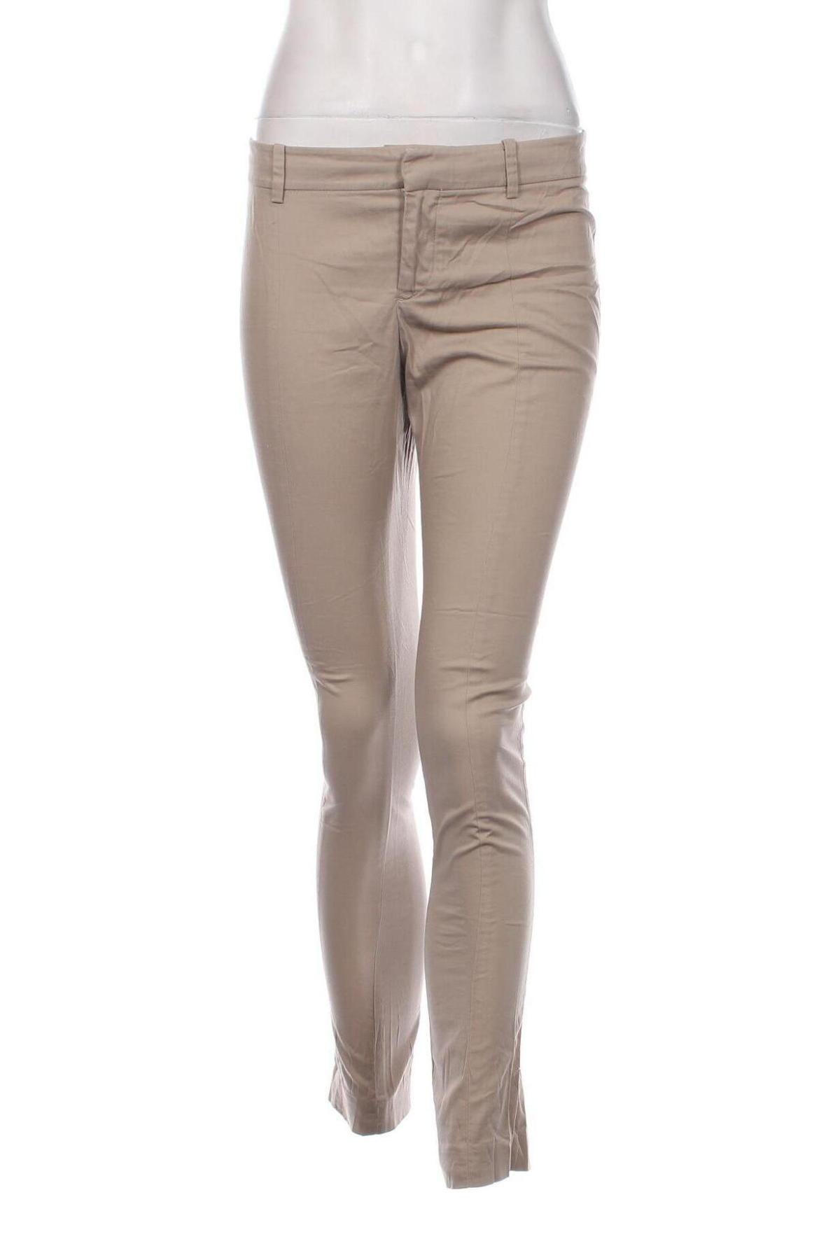 Дамски панталон Stefanel, Размер S, Цвят Бежов, Цена 14,40 лв.