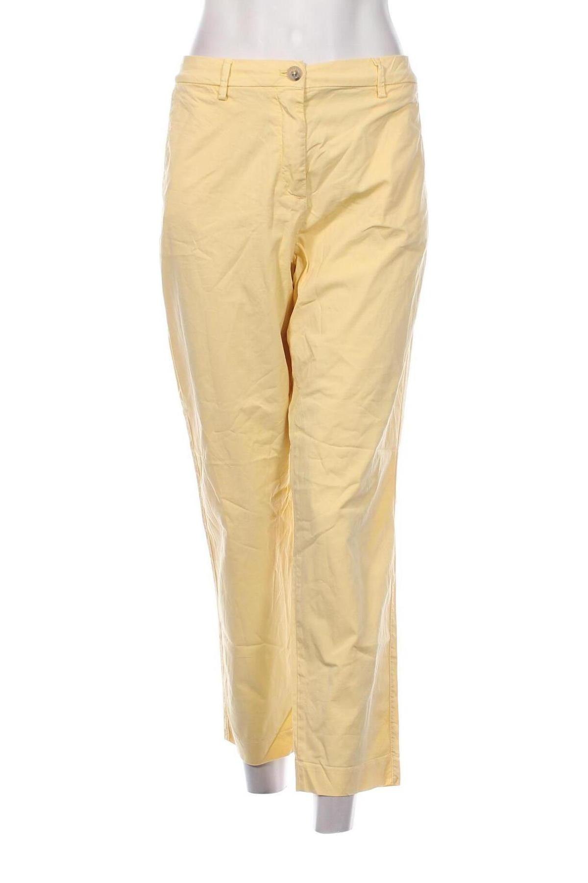 Γυναικείο παντελόνι Tommy Hilfiger, Μέγεθος XL, Χρώμα Κίτρινο, Τιμή 59,38 €