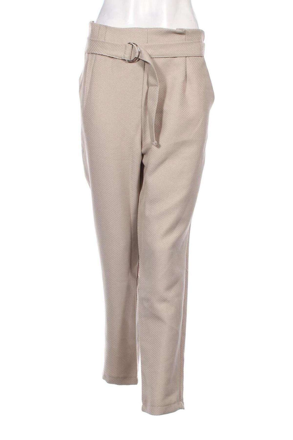 Дамски панталон Trendyol, Размер M, Цвят Бежов, Цена 19,53 лв.