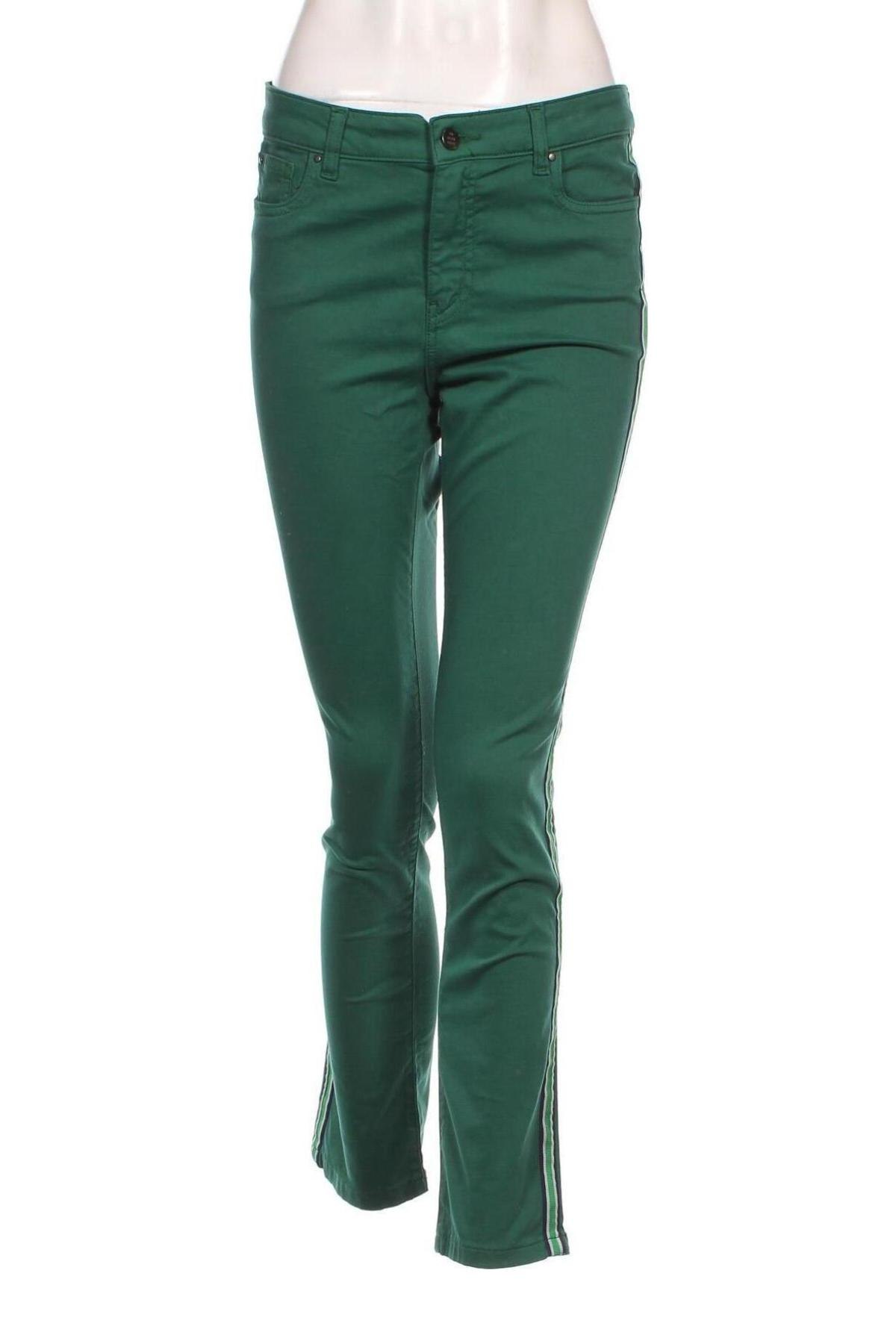 Pantaloni de femei Un Deux Trois, Mărime S, Culoare Verde, Preț 179,61 Lei