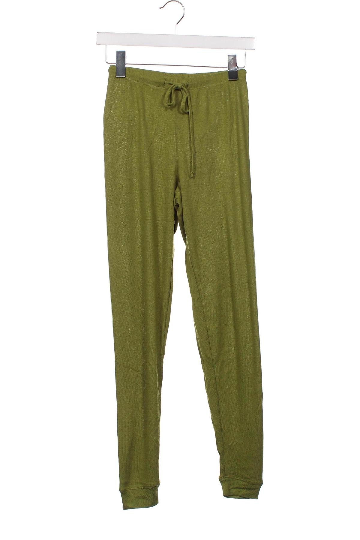 Дамски панталон Undiz, Размер XS, Цвят Зелен, Цена 9,30 лв.