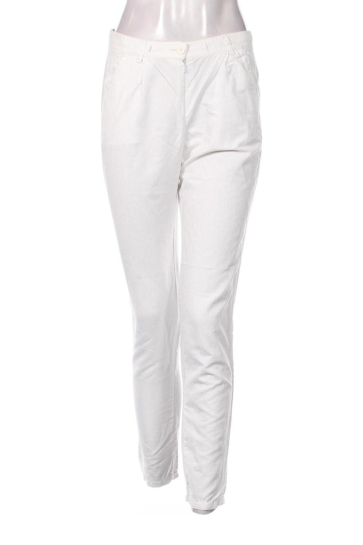 Γυναικείο παντελόνι United Colors Of Benetton, Μέγεθος S, Χρώμα Λευκό, Τιμή 7,48 €