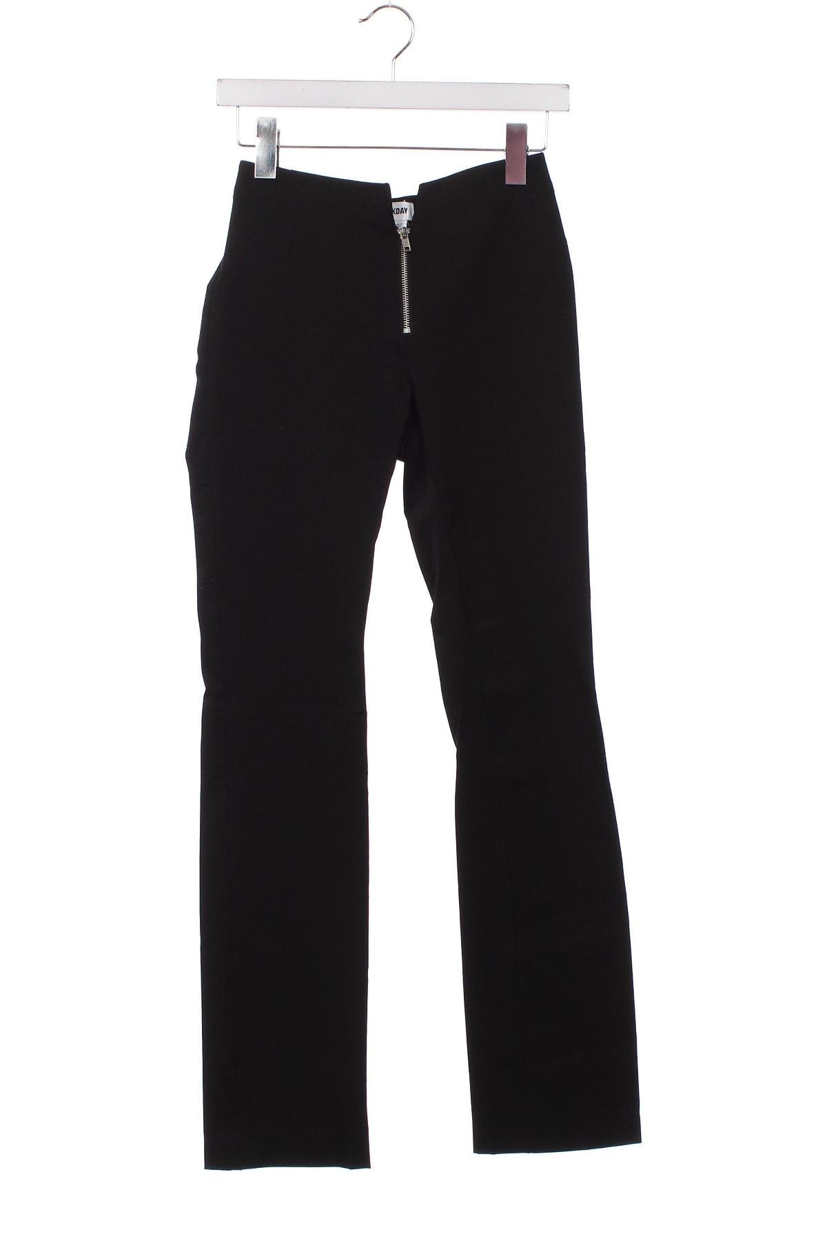 Pantaloni de femei Weekday, Mărime XS, Culoare Negru, Preț 91,78 Lei