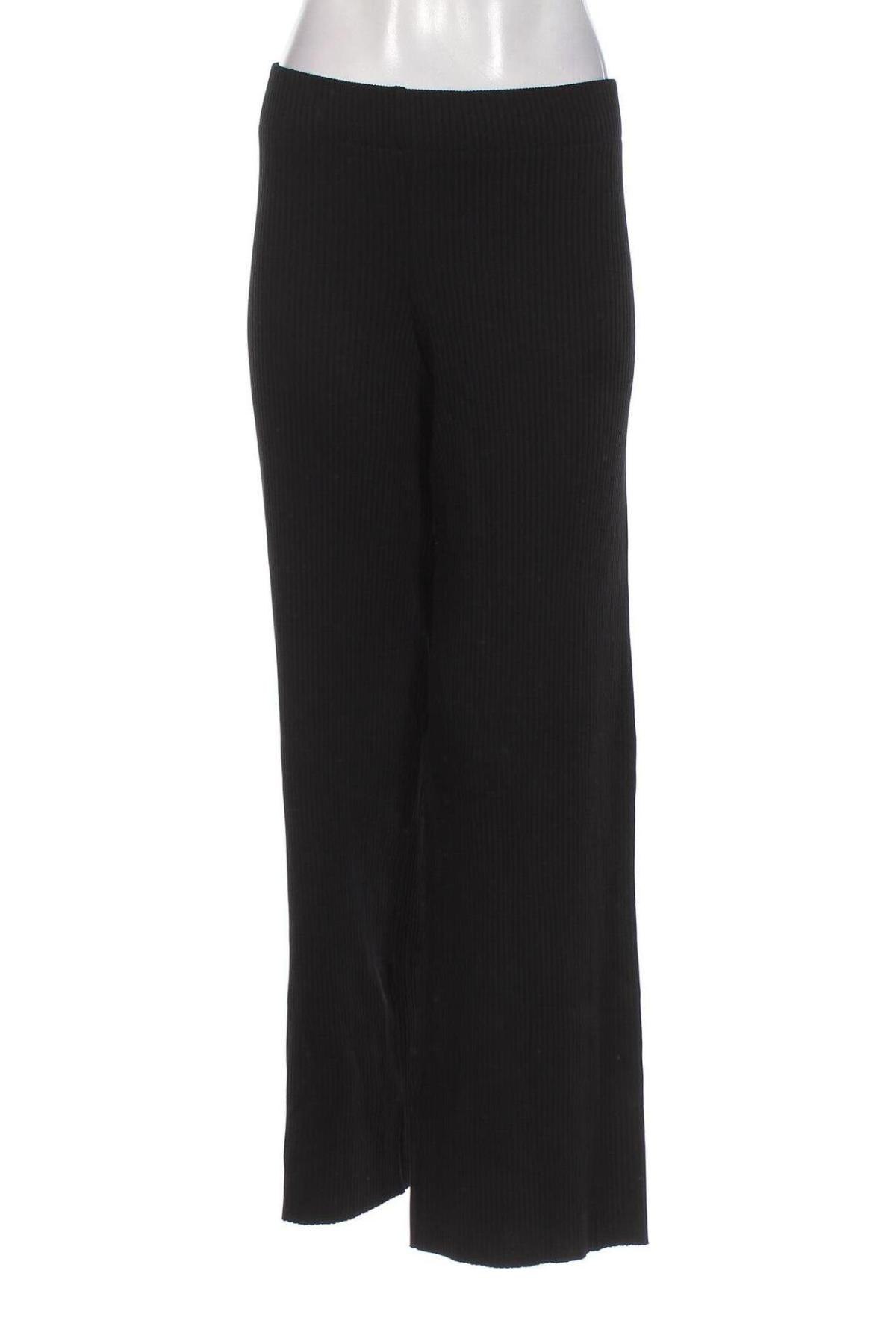 Γυναικείο παντελόνι Weekday, Μέγεθος L, Χρώμα Μαύρο, Τιμή 14,38 €