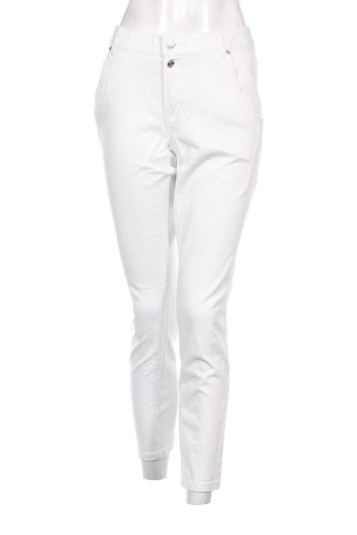 Дамски панталон Women by Tchibo, Размер L, Цвят Бял, Цена 29,00 лв.