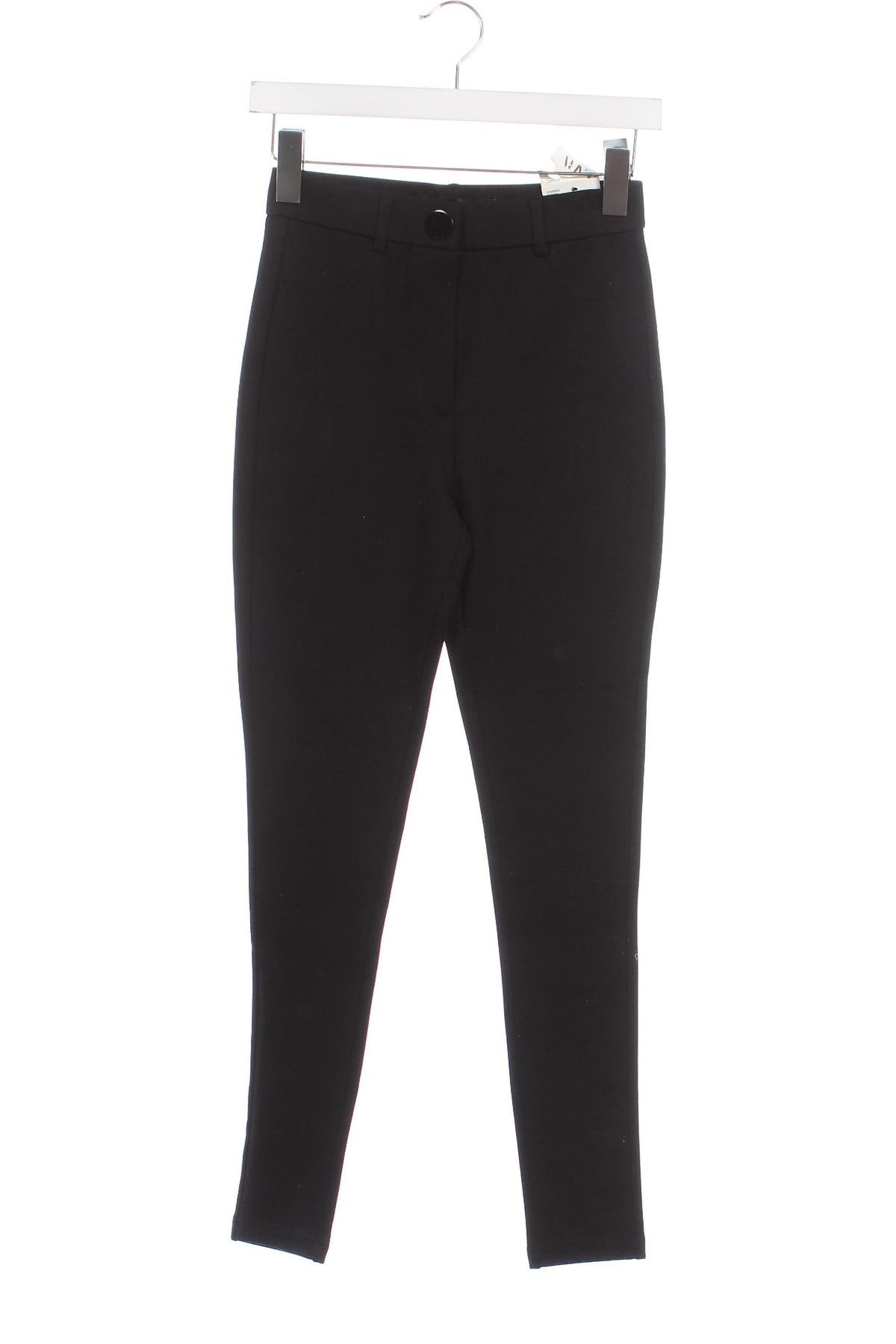 Γυναικείο παντελόνι Zara, Μέγεθος XS, Χρώμα Μαύρο, Τιμή 12,46 €