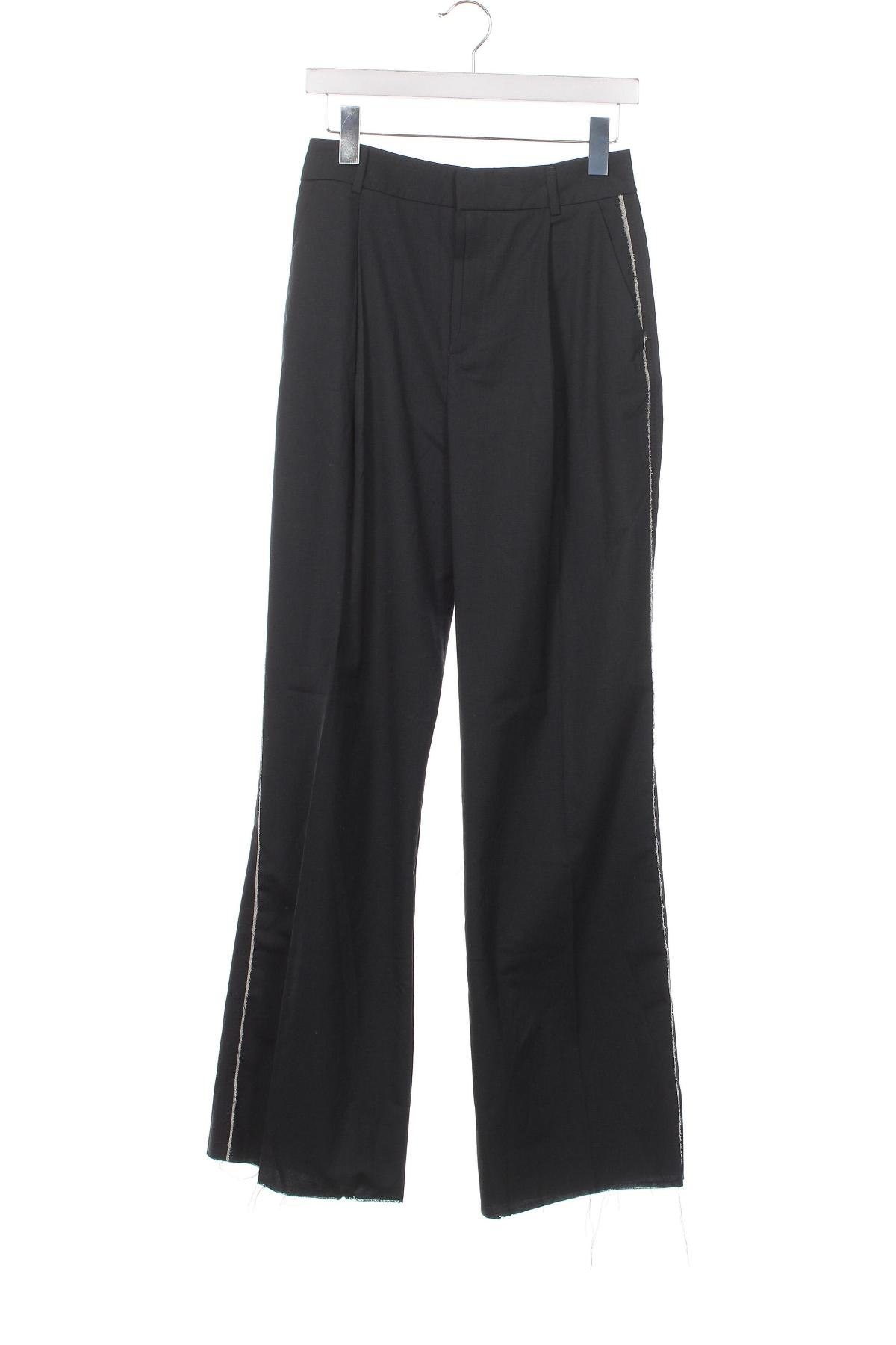 Дамски панталон Zara, Размер XS, Цвят Сив, Цена 21,70 лв.