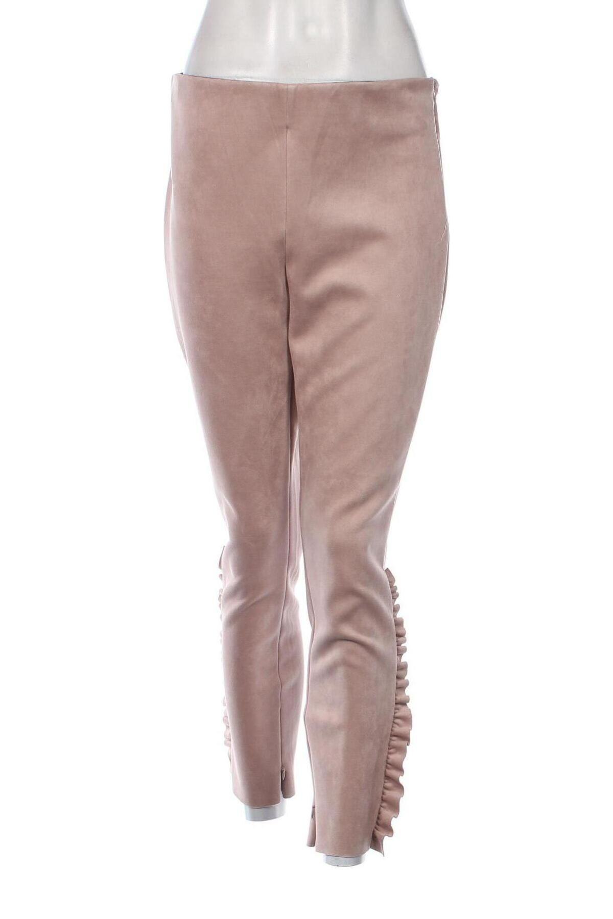 Damenhose Zara, Größe L, Farbe Rosa, Preis 6,58 €