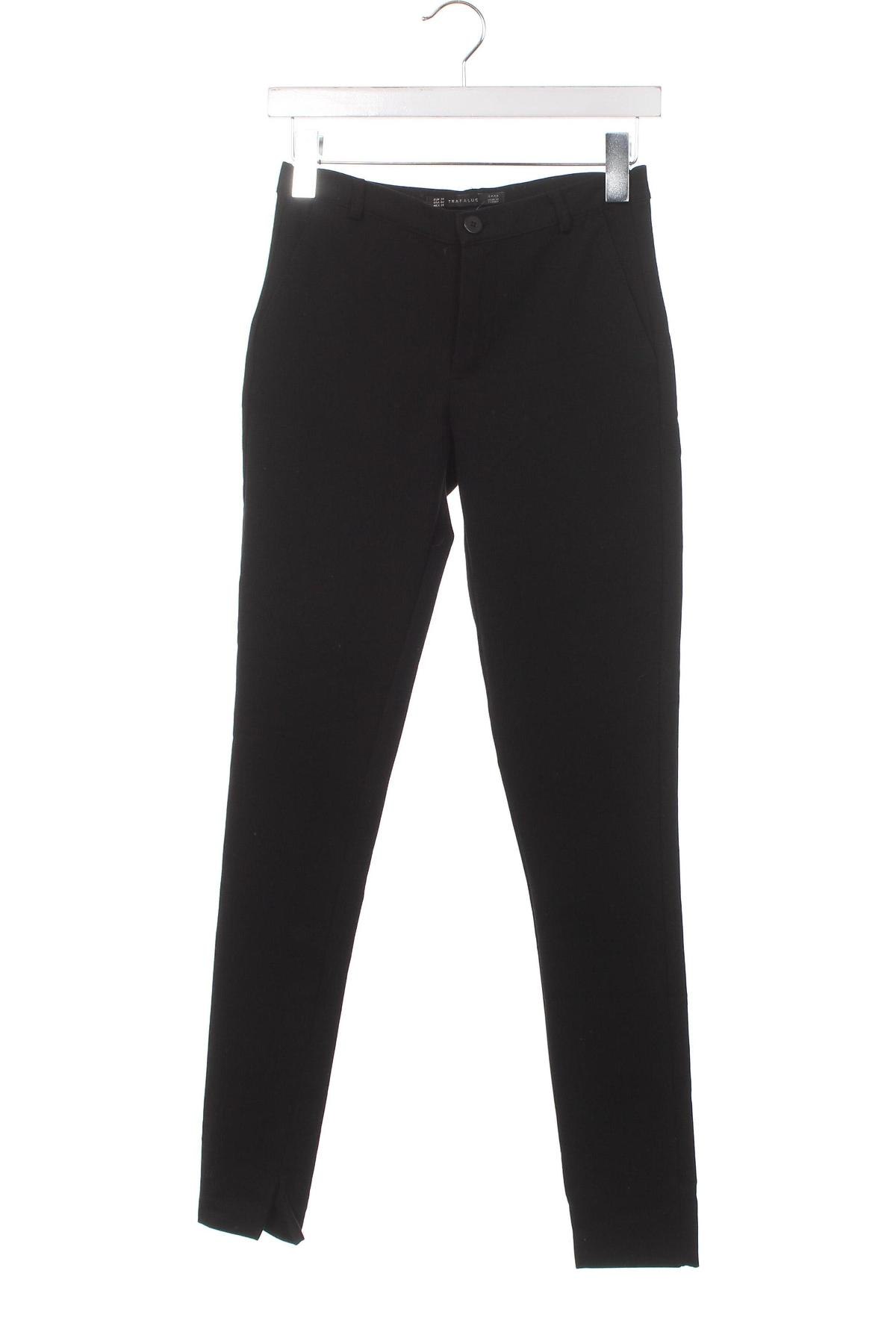 Pantaloni de femei Zara Trafaluc, Mărime XS, Culoare Negru, Preț 33,12 Lei
