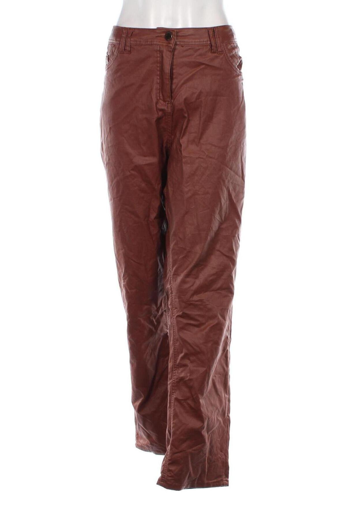 Дамски панталон Zhenzi, Размер XXL, Цвят Кафяв, Цена 16,53 лв.