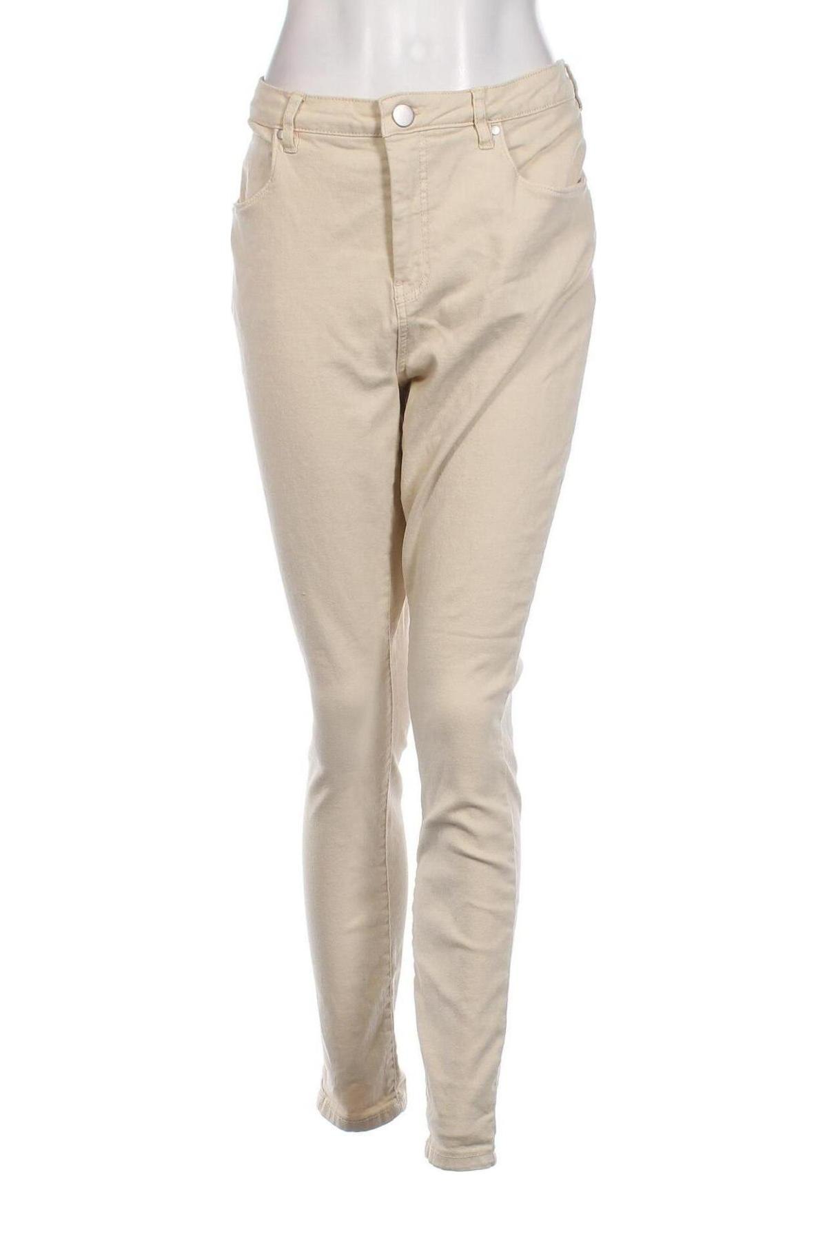 Γυναικείο παντελόνι Zizzi, Μέγεθος XL, Χρώμα  Μπέζ, Τιμή 47,63 €