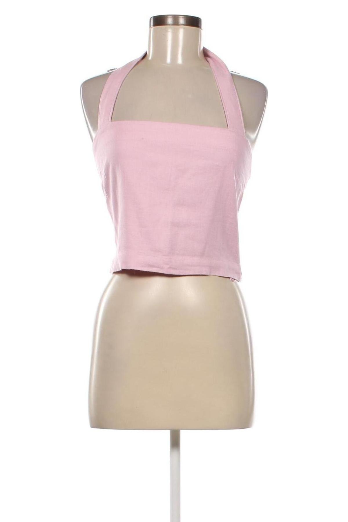 Γυναικείο αμάνικο μπλουζάκι Abercrombie & Fitch, Μέγεθος M, Χρώμα Ρόζ , Τιμή 9,59 €