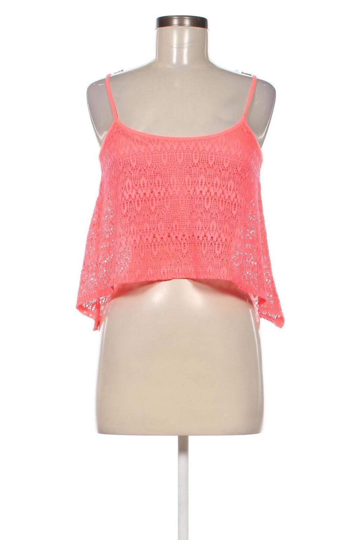 Γυναικείο αμάνικο μπλουζάκι Bershka, Μέγεθος M, Χρώμα Ρόζ , Τιμή 3,59 €