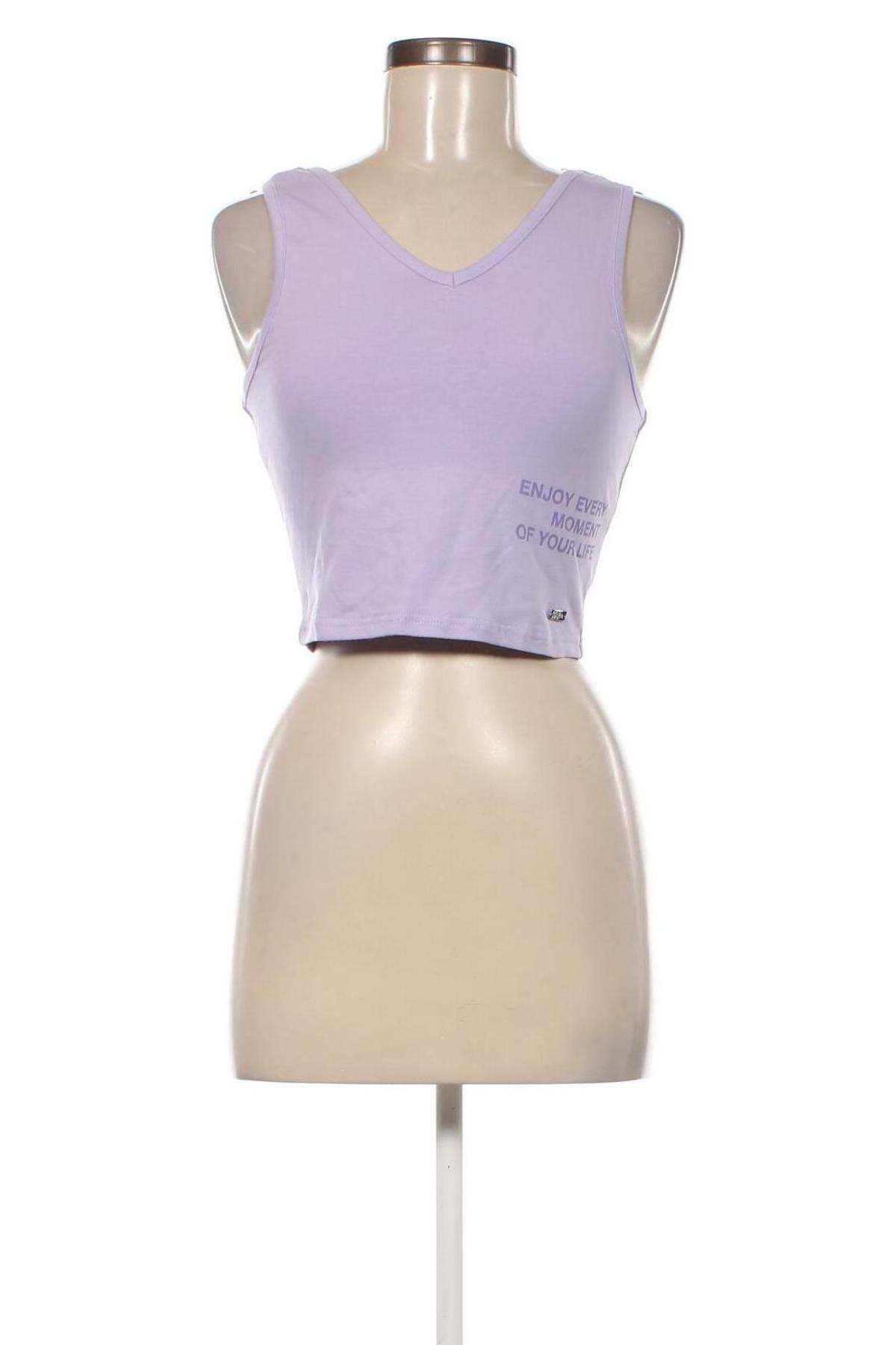 Γυναικείο αμάνικο μπλουζάκι Buffalo, Μέγεθος M, Χρώμα Βιολετί, Τιμή 9,92 €