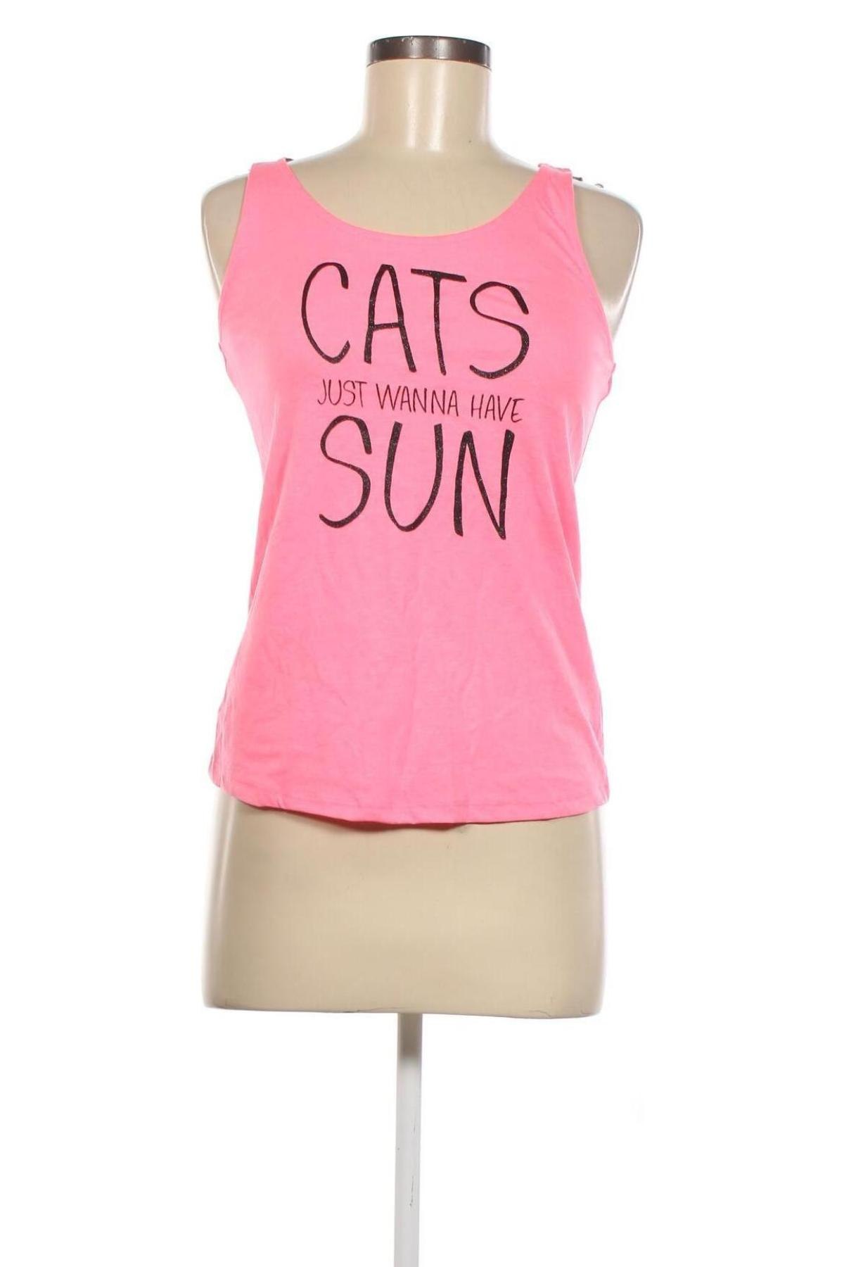 Γυναικείο αμάνικο μπλουζάκι Etam, Μέγεθος XS, Χρώμα Ρόζ , Τιμή 5,75 €