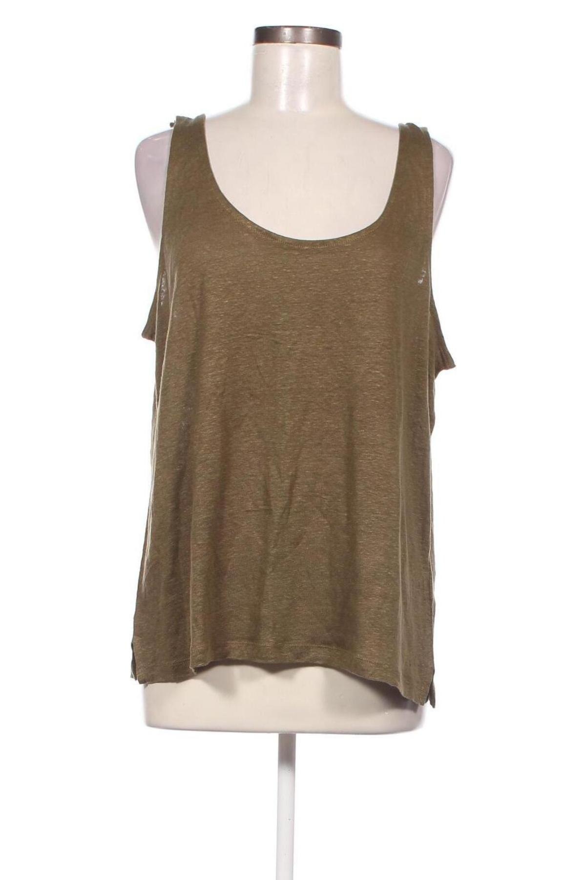 Γυναικείο αμάνικο μπλουζάκι Etam, Μέγεθος XL, Χρώμα Πράσινο, Τιμή 15,98 €