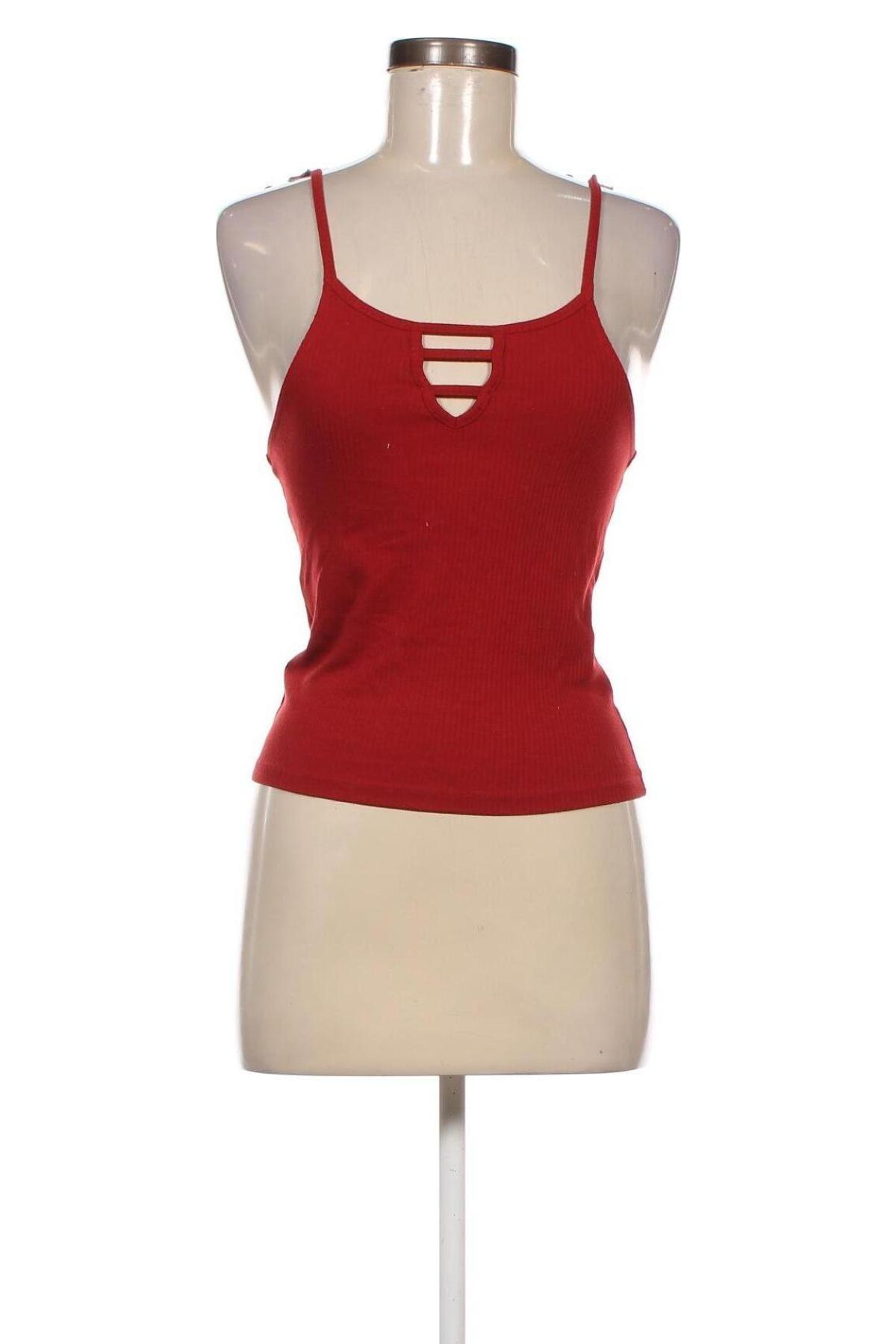 Γυναικείο αμάνικο μπλουζάκι Even&Odd, Μέγεθος S, Χρώμα Κόκκινο, Τιμή 6,67 €