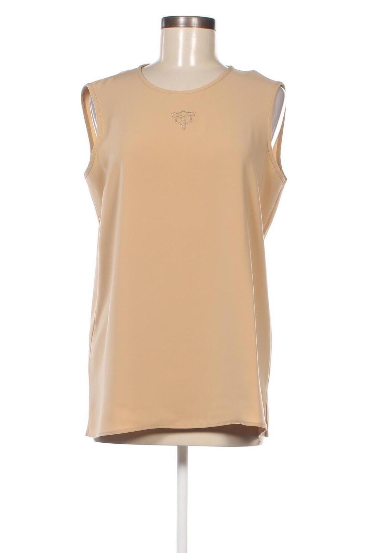 Γυναικείο αμάνικο μπλουζάκι Frankenwalder, Μέγεθος L, Χρώμα  Μπέζ, Τιμή 3,78 €