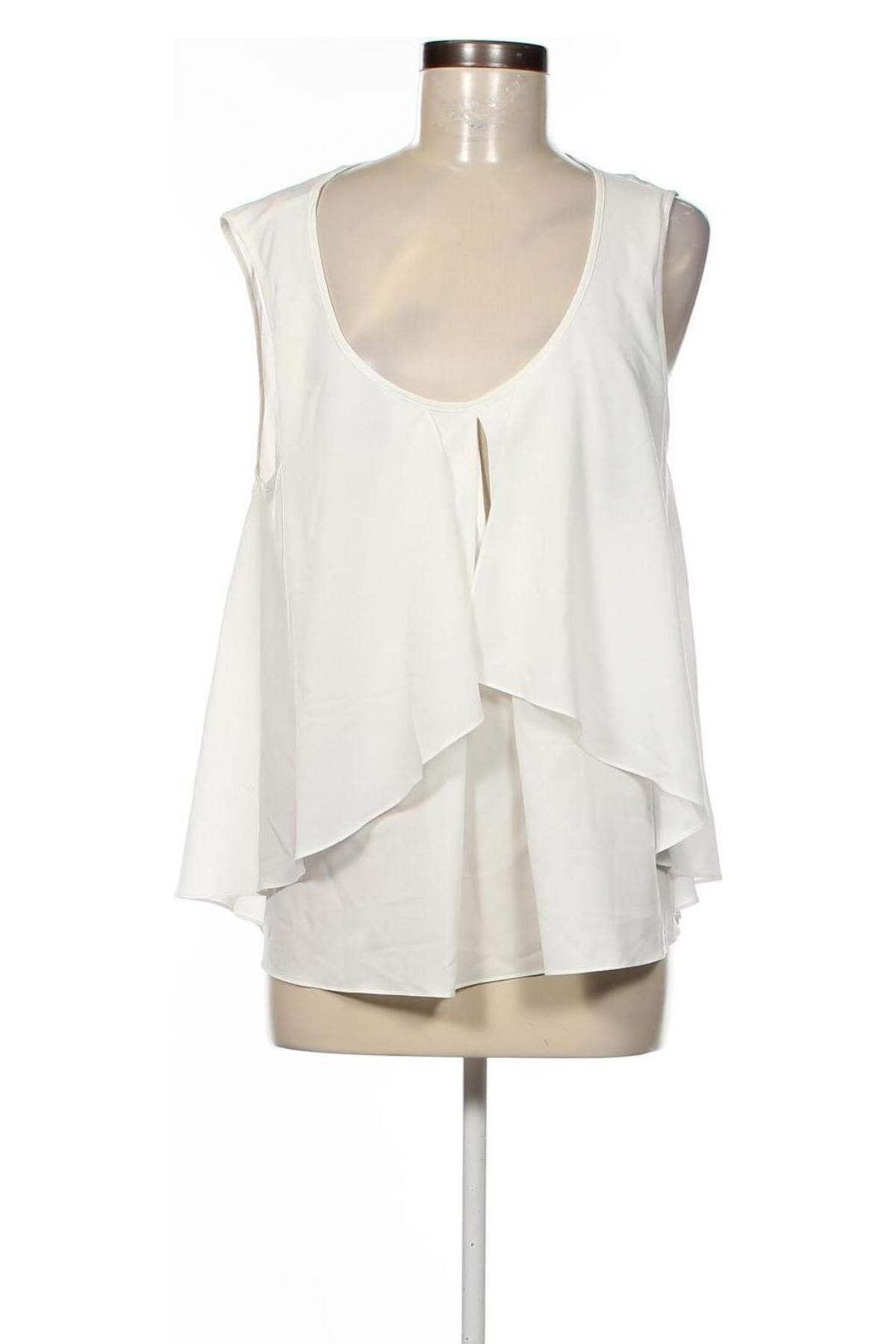 Γυναικείο αμάνικο μπλουζάκι Gizia, Μέγεθος L, Χρώμα Λευκό, Τιμή 16,88 €