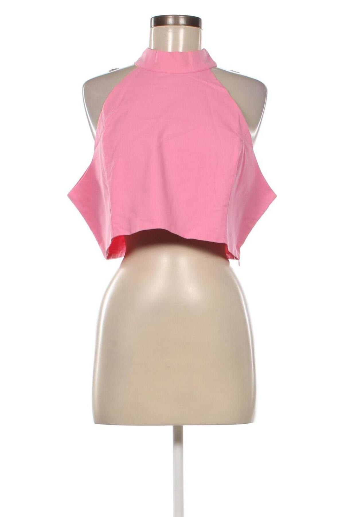 Γυναικείο αμάνικο μπλουζάκι Glamorous, Μέγεθος XL, Χρώμα Ρόζ , Τιμή 5,75 €
