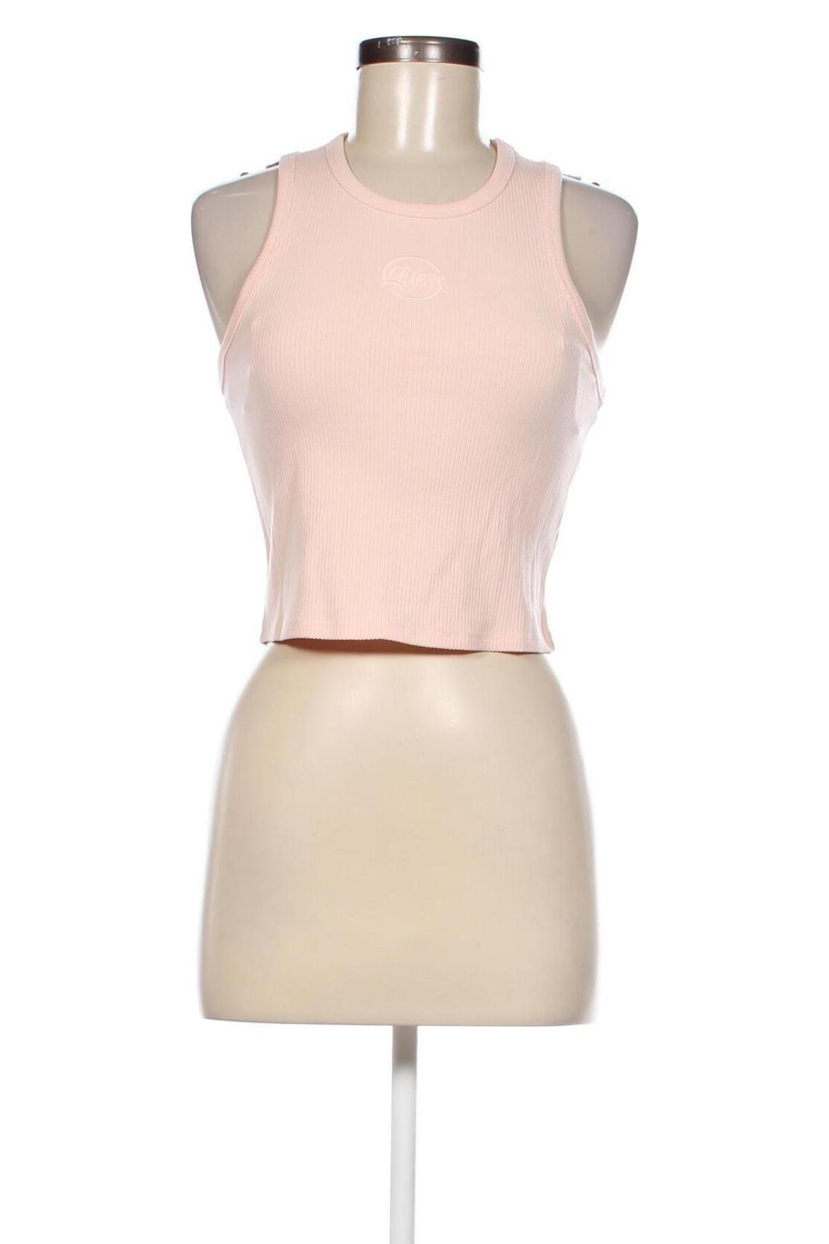Γυναικείο αμάνικο μπλουζάκι Guess, Μέγεθος S, Χρώμα Ρόζ , Τιμή 31,96 €