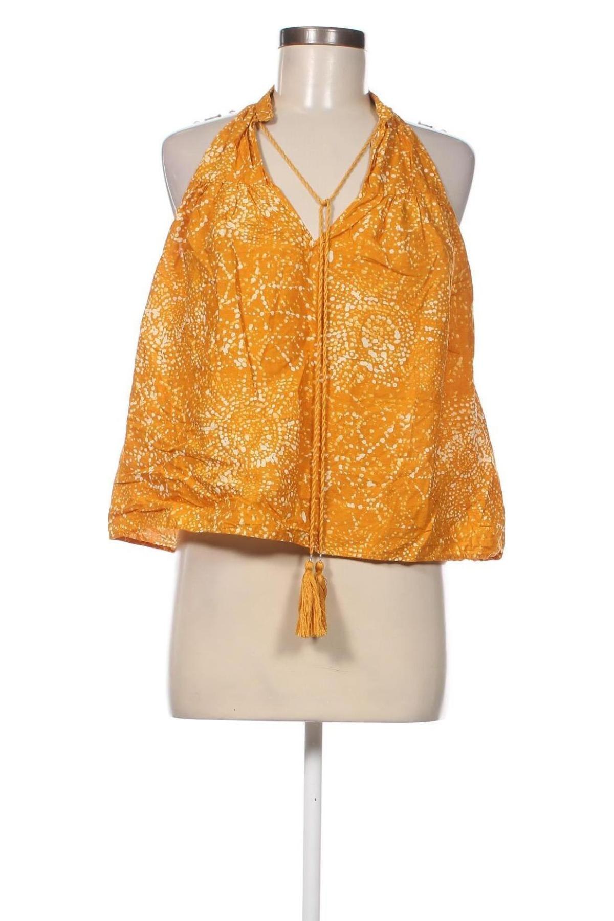 Γυναικείο αμάνικο μπλουζάκι H&M, Μέγεθος S, Χρώμα Κίτρινο, Τιμή 3,79 €