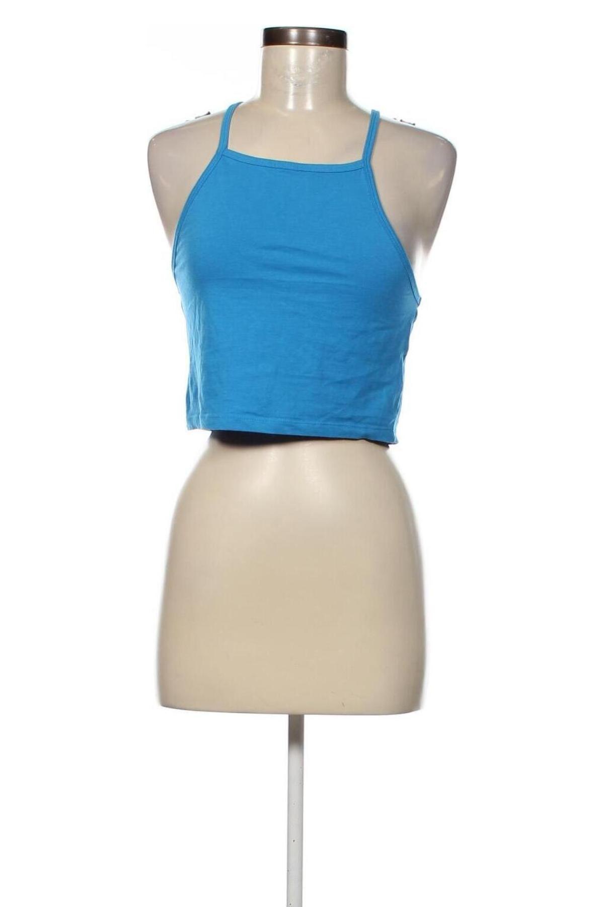Γυναικείο αμάνικο μπλουζάκι H&M Divided, Μέγεθος M, Χρώμα Μπλέ, Τιμή 3,19 €