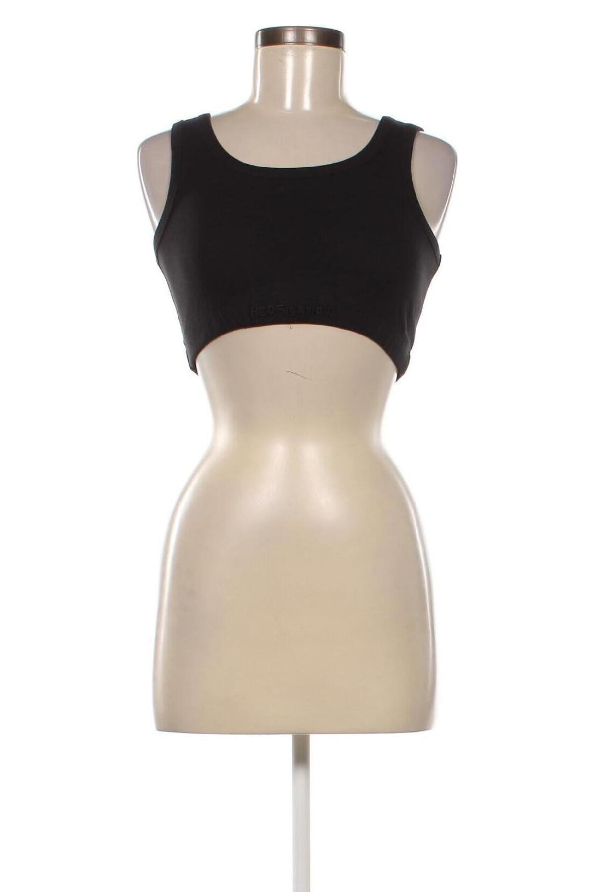 Γυναικείο αμάνικο μπλουζάκι H2OFagerholt, Μέγεθος XS, Χρώμα Μαύρο, Τιμή 12,78 €