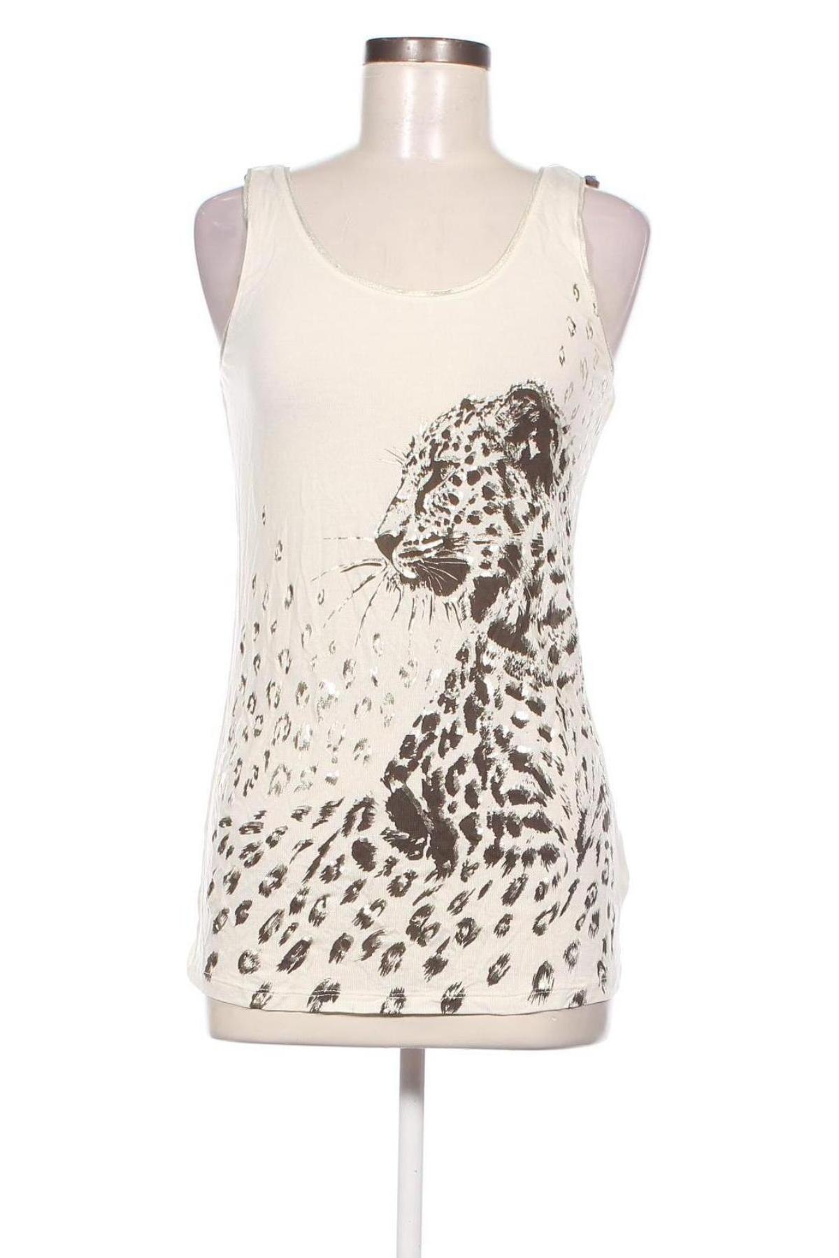 Γυναικείο αμάνικο μπλουζάκι Morgan, Μέγεθος XS, Χρώμα Εκρού, Τιμή 2,72 €