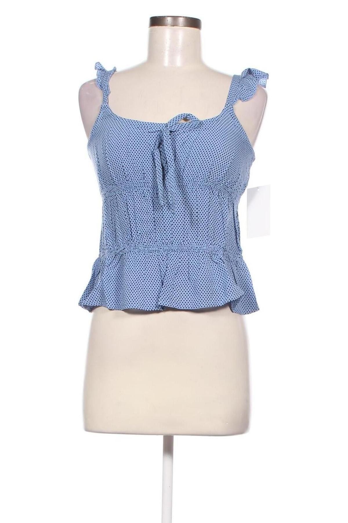 Γυναικείο αμάνικο μπλουζάκι NA-KD, Μέγεθος M, Χρώμα Μπλέ, Τιμή 15,98 €