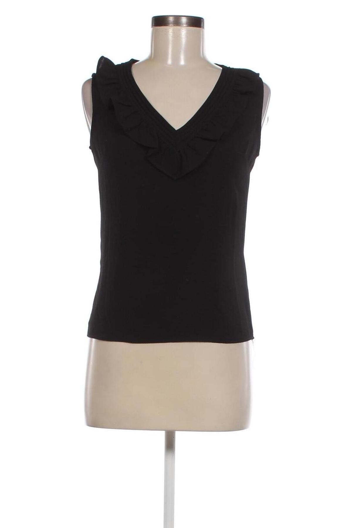 Γυναικείο αμάνικο μπλουζάκι Naf Naf, Μέγεθος S, Χρώμα Μαύρο, Τιμή 5,11 €