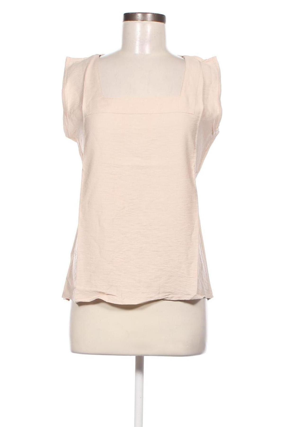 Γυναικείο αμάνικο μπλουζάκι New Laviva, Μέγεθος L, Χρώμα  Μπέζ, Τιμή 5,75 €