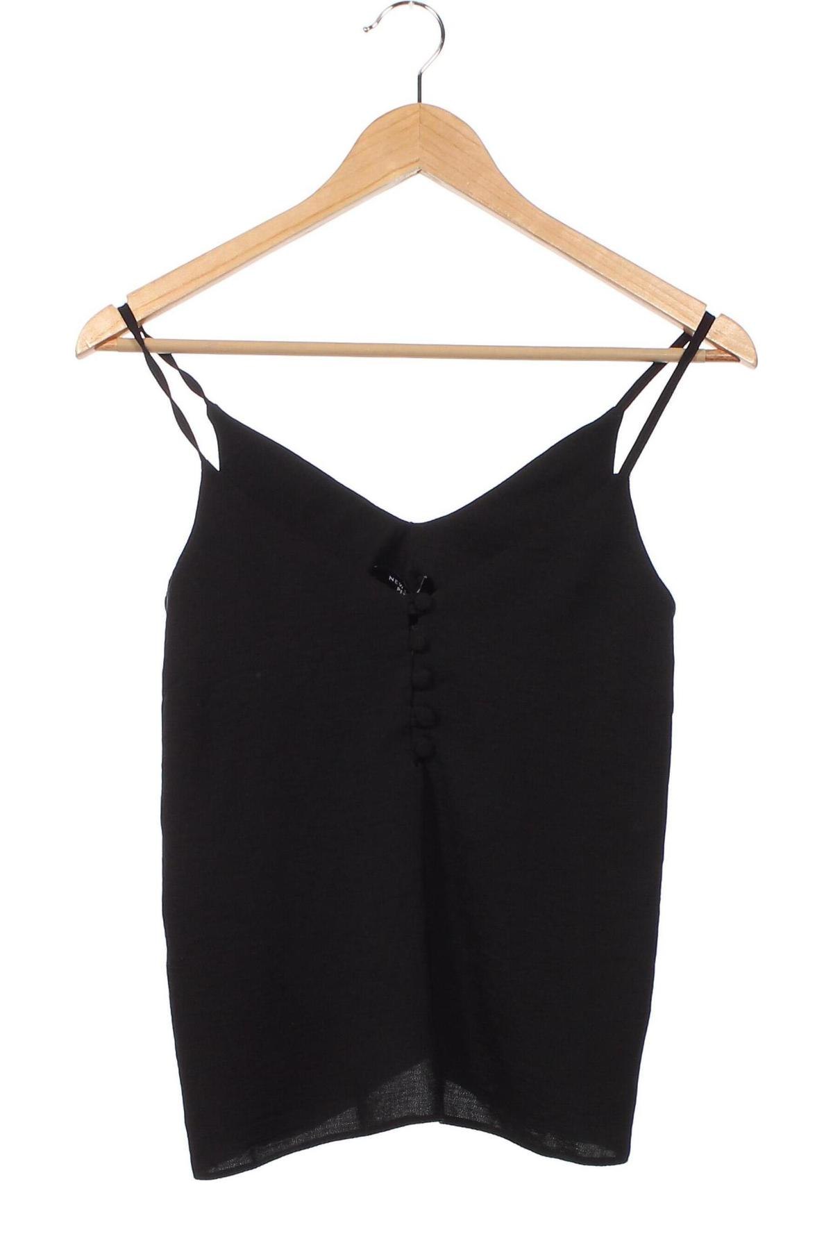 Γυναικείο αμάνικο μπλουζάκι New Look, Μέγεθος XS, Χρώμα Μαύρο, Τιμή 6,65 €
