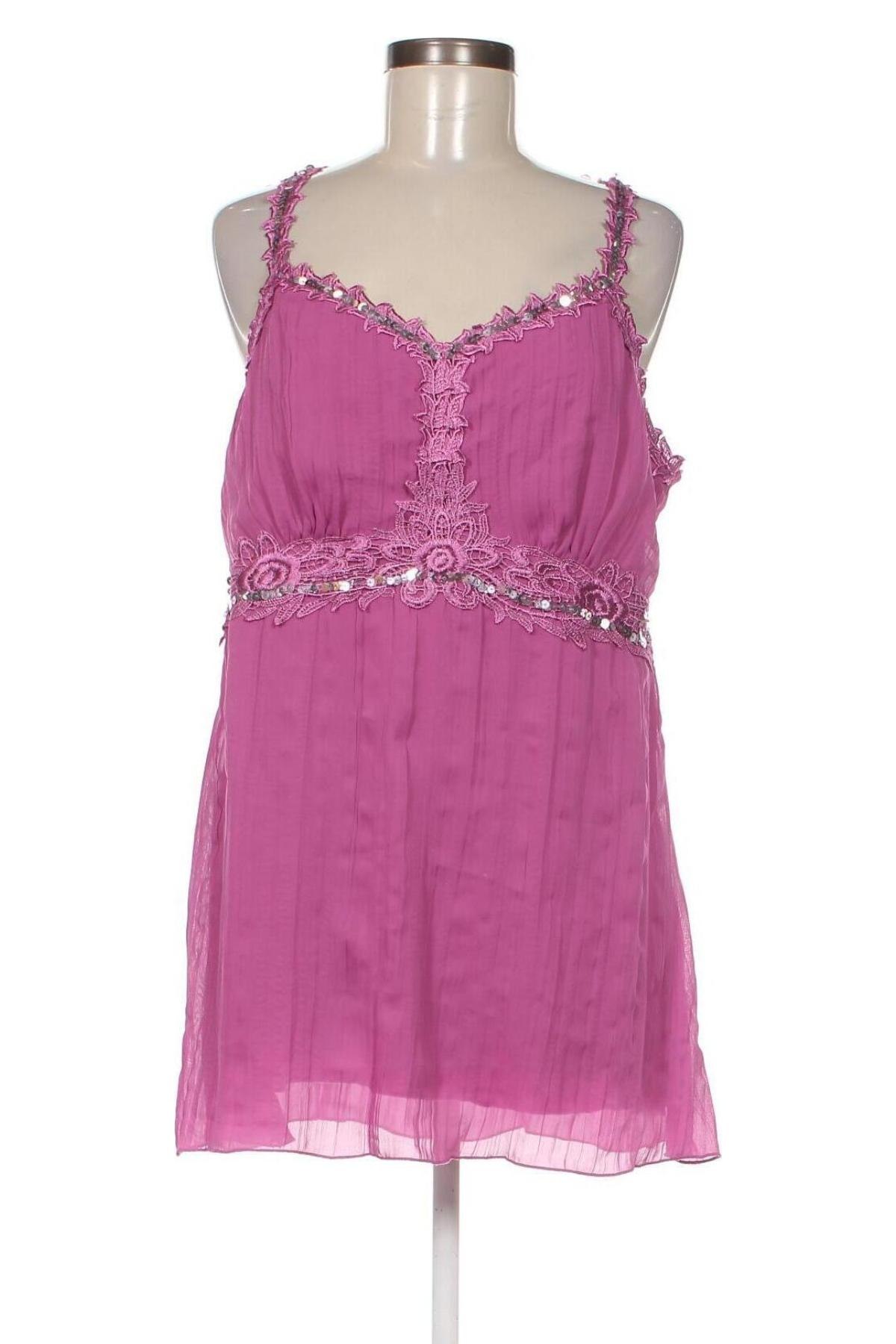 Γυναικείο αμάνικο μπλουζάκι Paprika, Μέγεθος XXL, Χρώμα Ρόζ , Τιμή 7,67 €