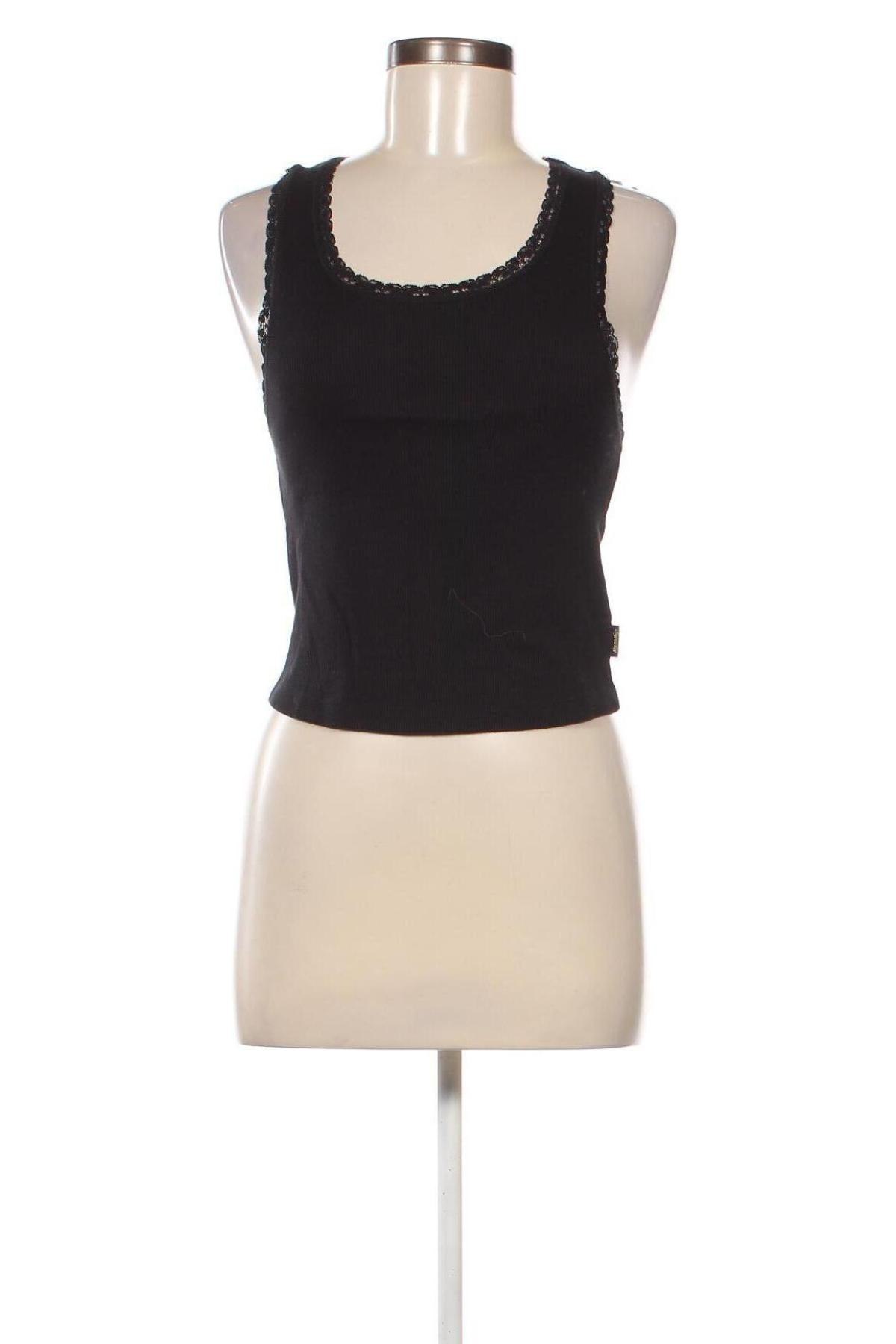 Γυναικείο αμάνικο μπλουζάκι Superdry, Μέγεθος S, Χρώμα Μαύρο, Τιμή 9,99 €