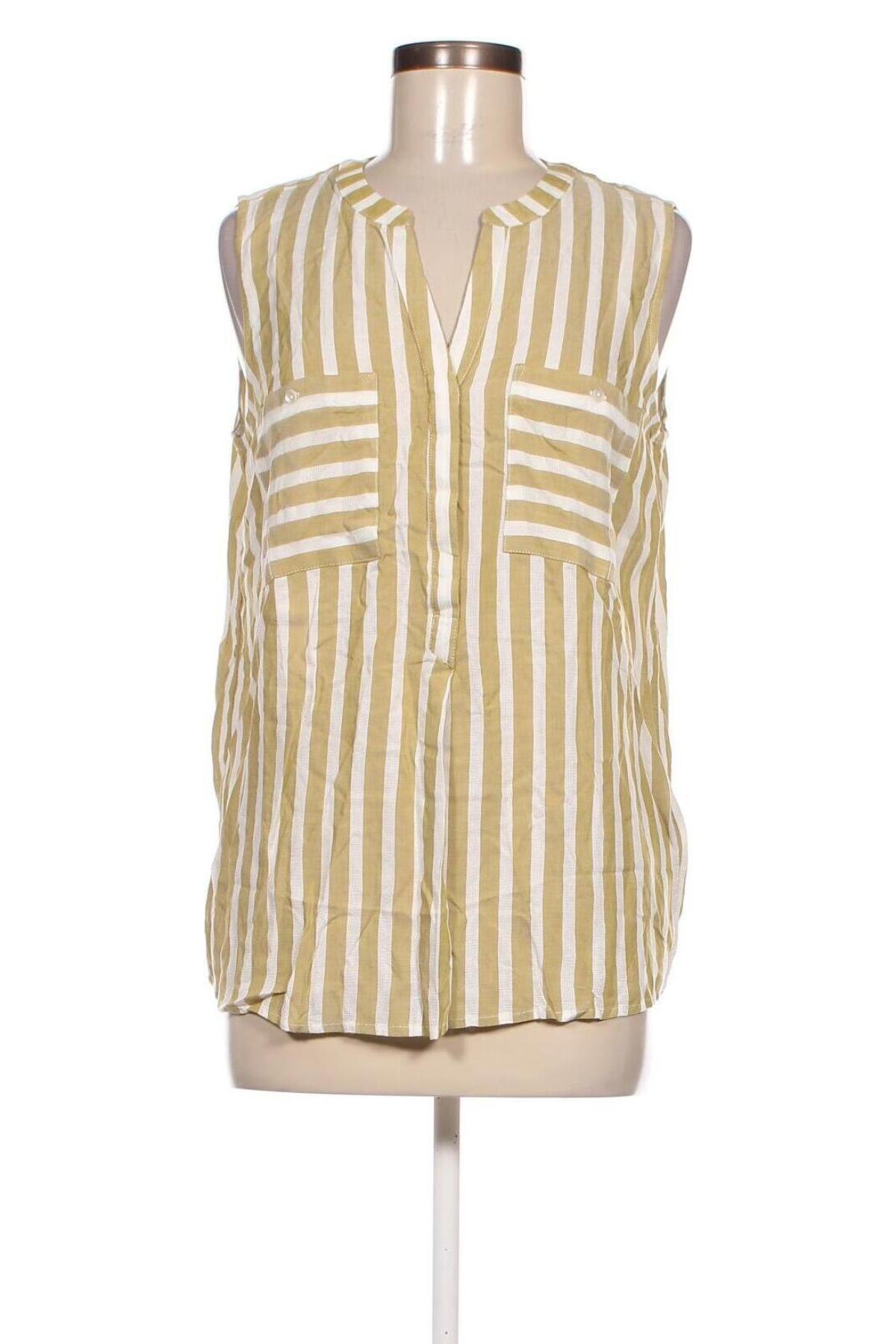 Γυναικείο αμάνικο μπλουζάκι Tom Tailor, Μέγεθος M, Χρώμα Πολύχρωμο, Τιμή 15,98 €