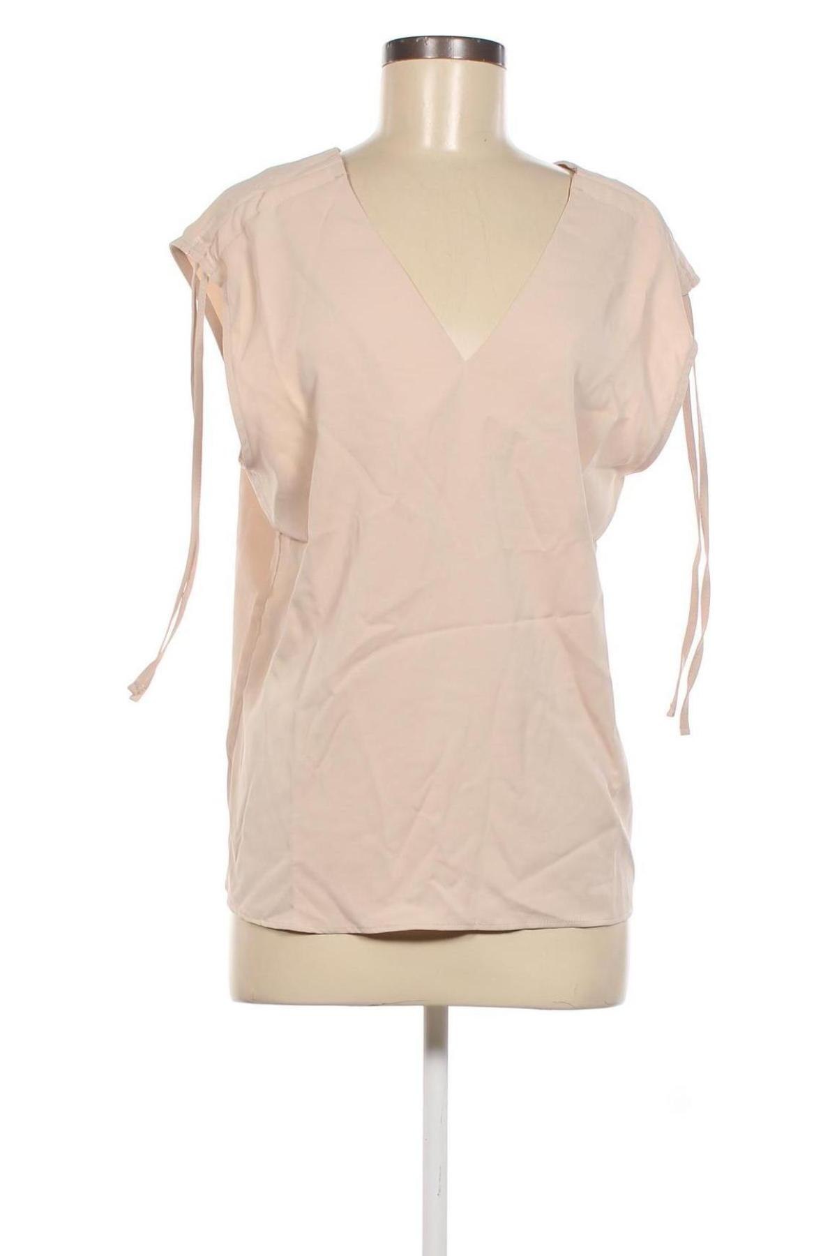 Γυναικείο αμάνικο μπλουζάκι Trendyol, Μέγεθος L, Χρώμα  Μπέζ, Τιμή 9,11 €