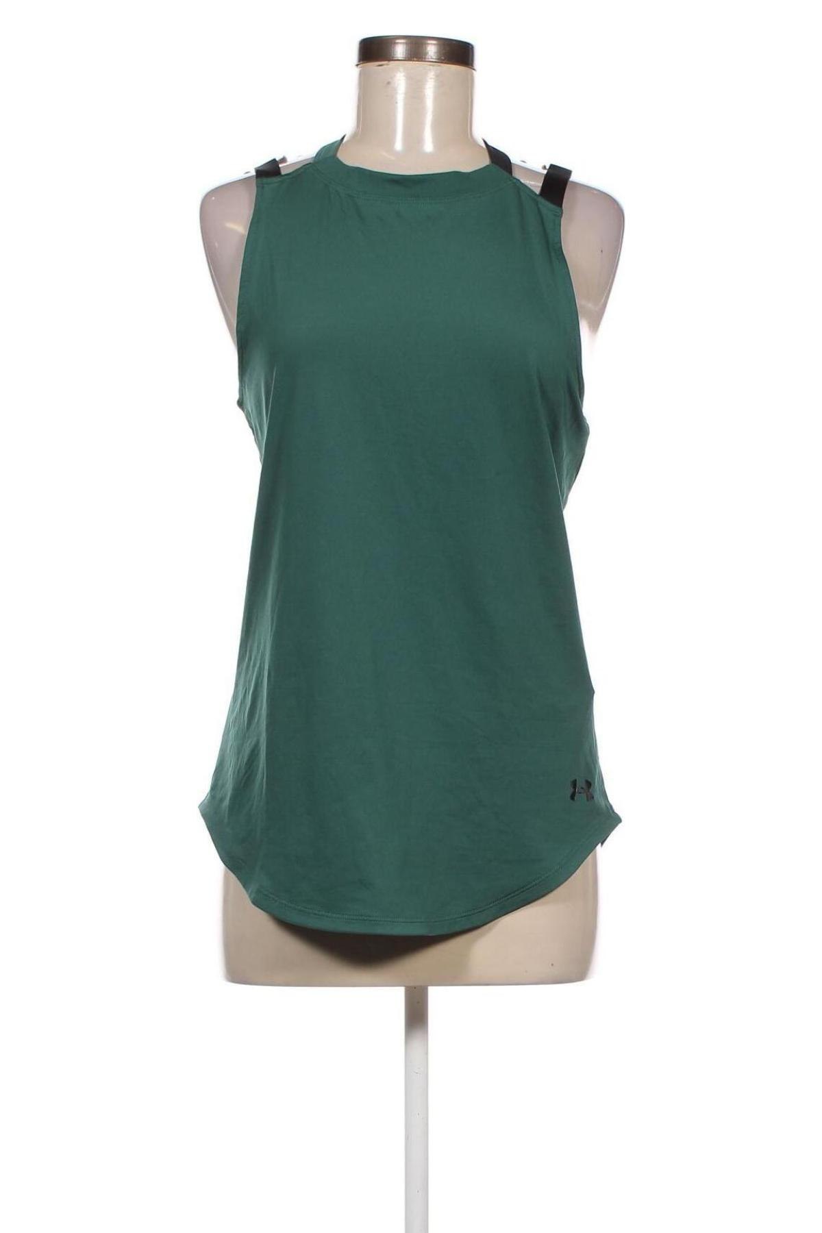 Γυναικείο αμάνικο μπλουζάκι Under Armour, Μέγεθος M, Χρώμα Πράσινο, Τιμή 30,03 €